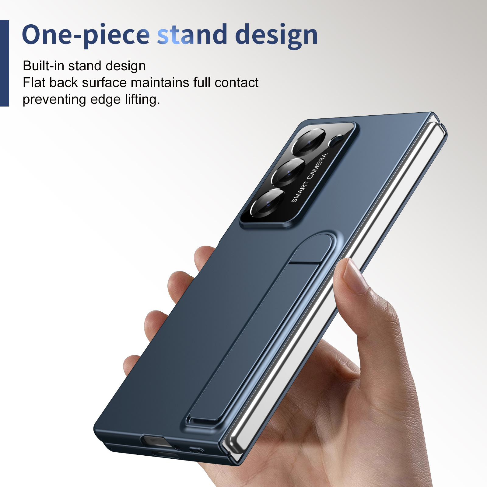 Compatible with Samsung Z Fold7/6/5 phone case, 4/3 case, screen protector, stand, anti-fingerprint folding screen protector