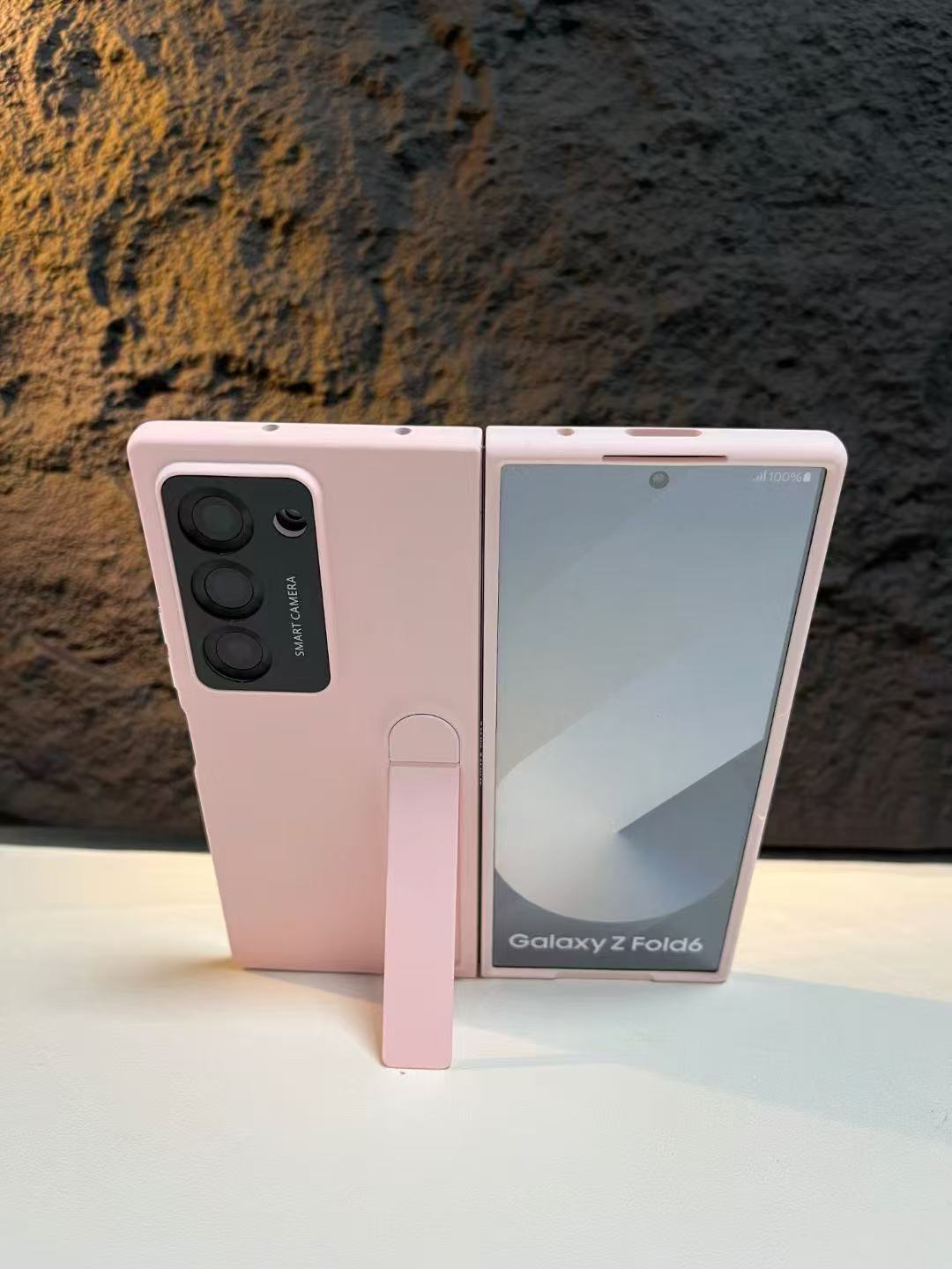Compatible with Samsung Z Fold7/6/5 phone case, 4/3 case, screen protector, stand, anti-fingerprint folding screen protector
