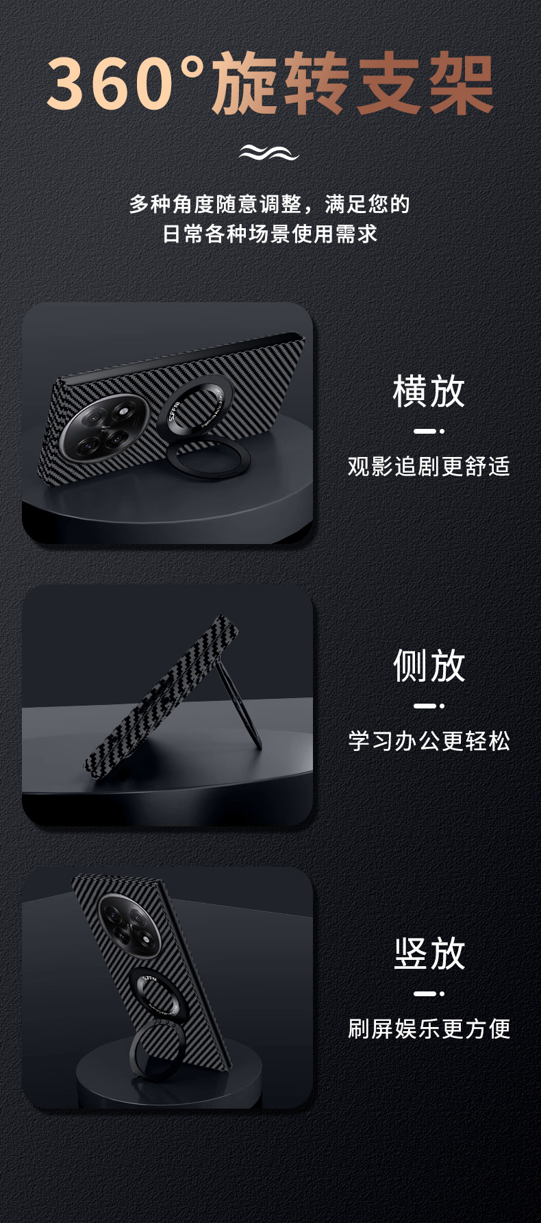 Compatible with OPPO Find N6 phone case, N5 carbon fiber rotating stand, magnetic wireless charging, N3 ultra-thin protective case