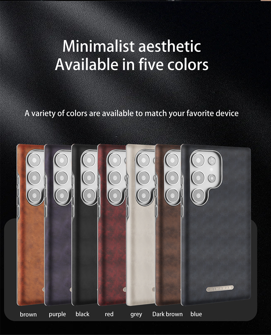 Compatible with Samsung S26 Ultra phone case, S25 Plus magnetic card holder, leather S24U shockproof protective case