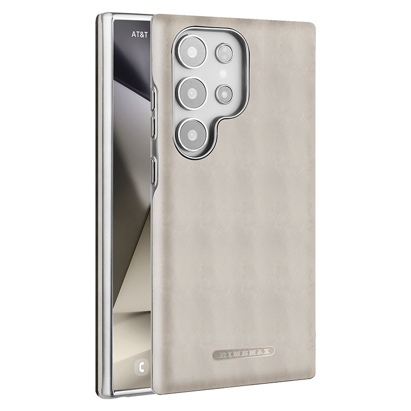 Compatible with Samsung S26 Ultra phone case, S25 Plus magnetic card holder, leather S24U shockproof protective case