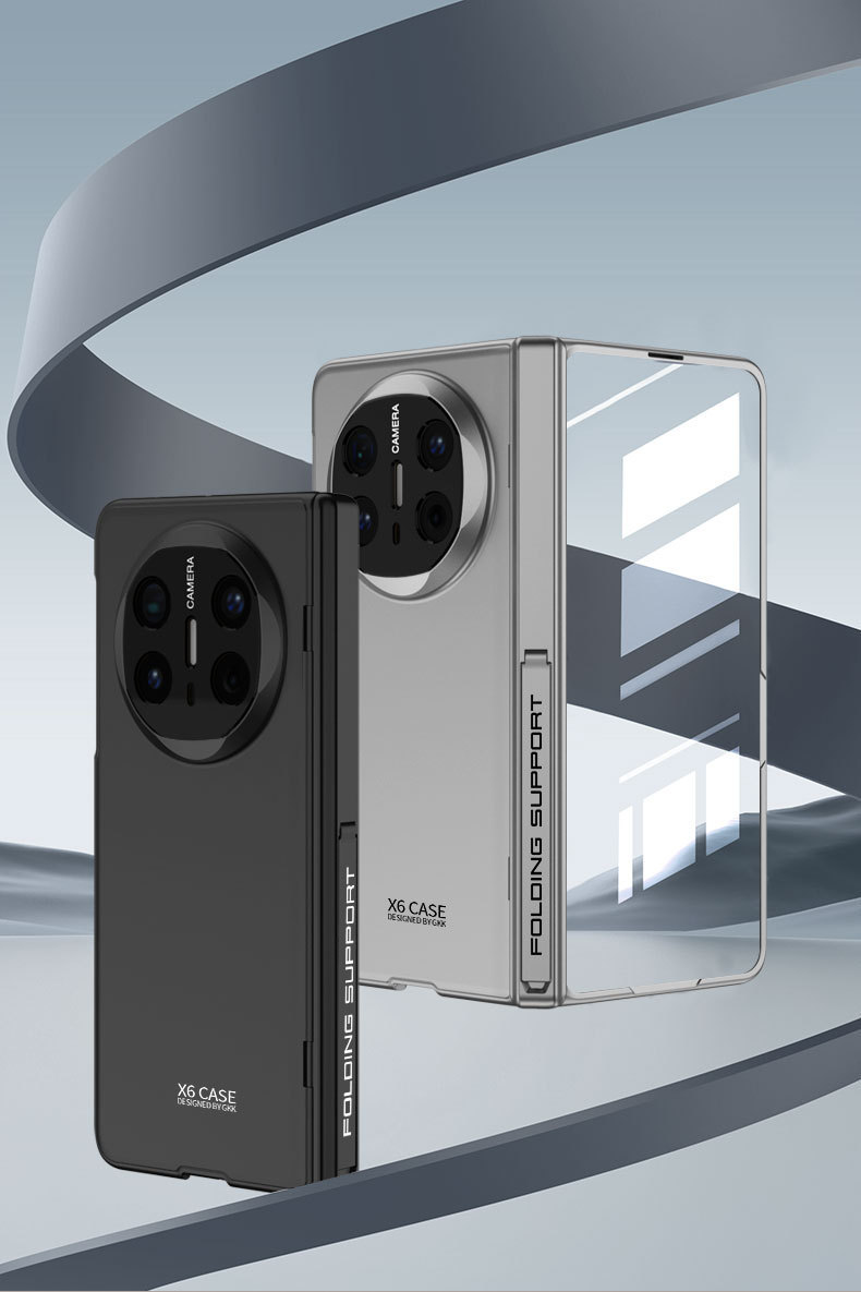 Compatible with Huawei Mate X6 phone case, ultra-thin magnetic hinge stand, privacy case, full-coverage drop-proof protective case