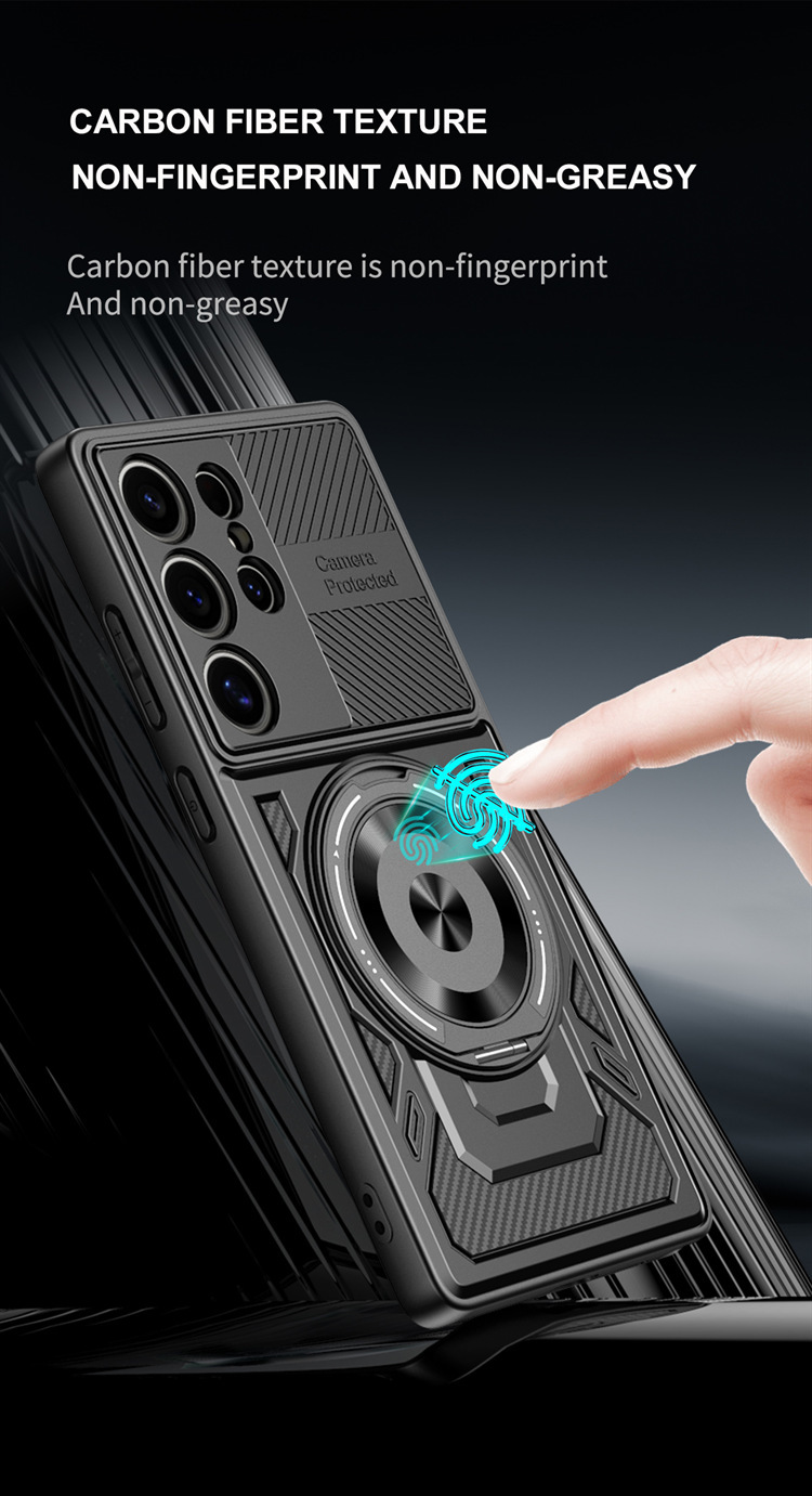 Compatible with Samsung S26 Ultra phone case, A57 rotating stand, S25FE magnetic wireless charging 24Plus protective case