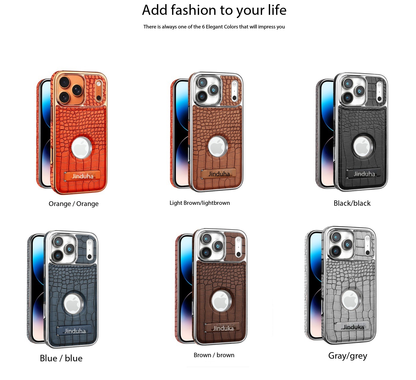 Compatible with iPhone 17 Pro Max phone case 16/15 Plus magnetic label holder 13/14 crocodile pattern leather case