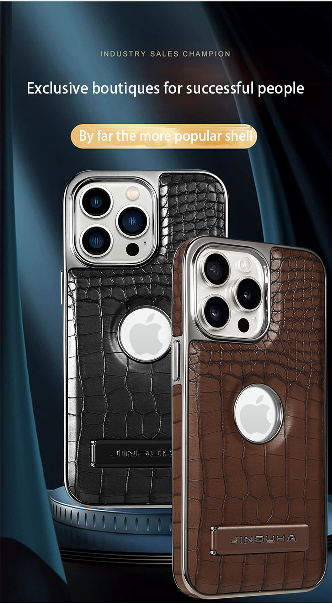 Compatible with iPhone 17 Pro Max phone case 16/15 Plus magnetic label holder 13/14 crocodile pattern leather case