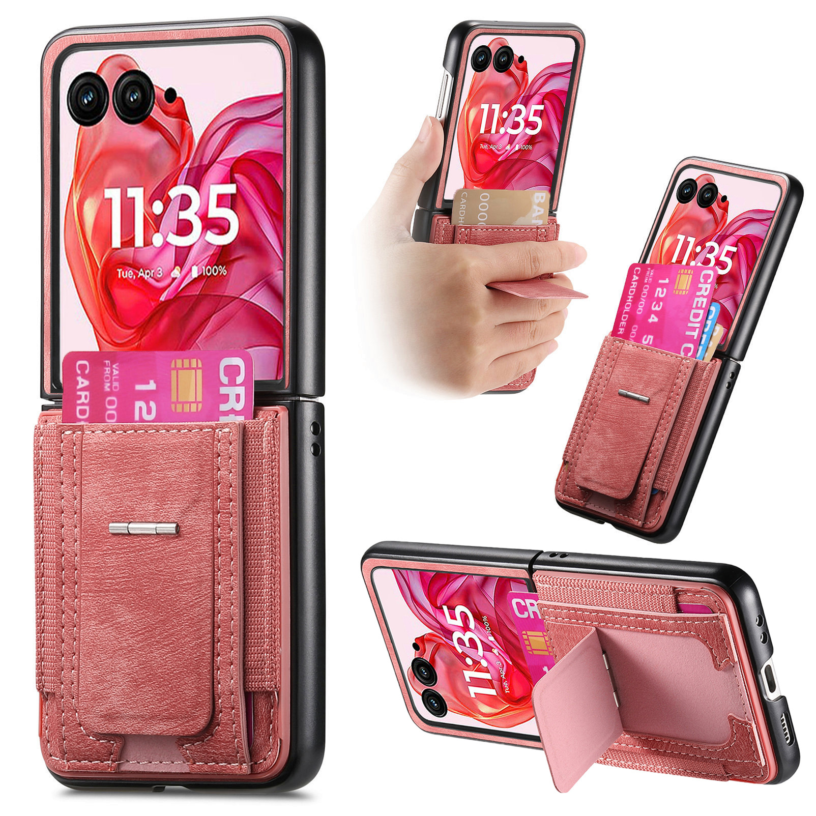 Motorola Razr 70 Ultra phone case 60/50U with SIM card slot and retro leather vegan leather 40 protective case
