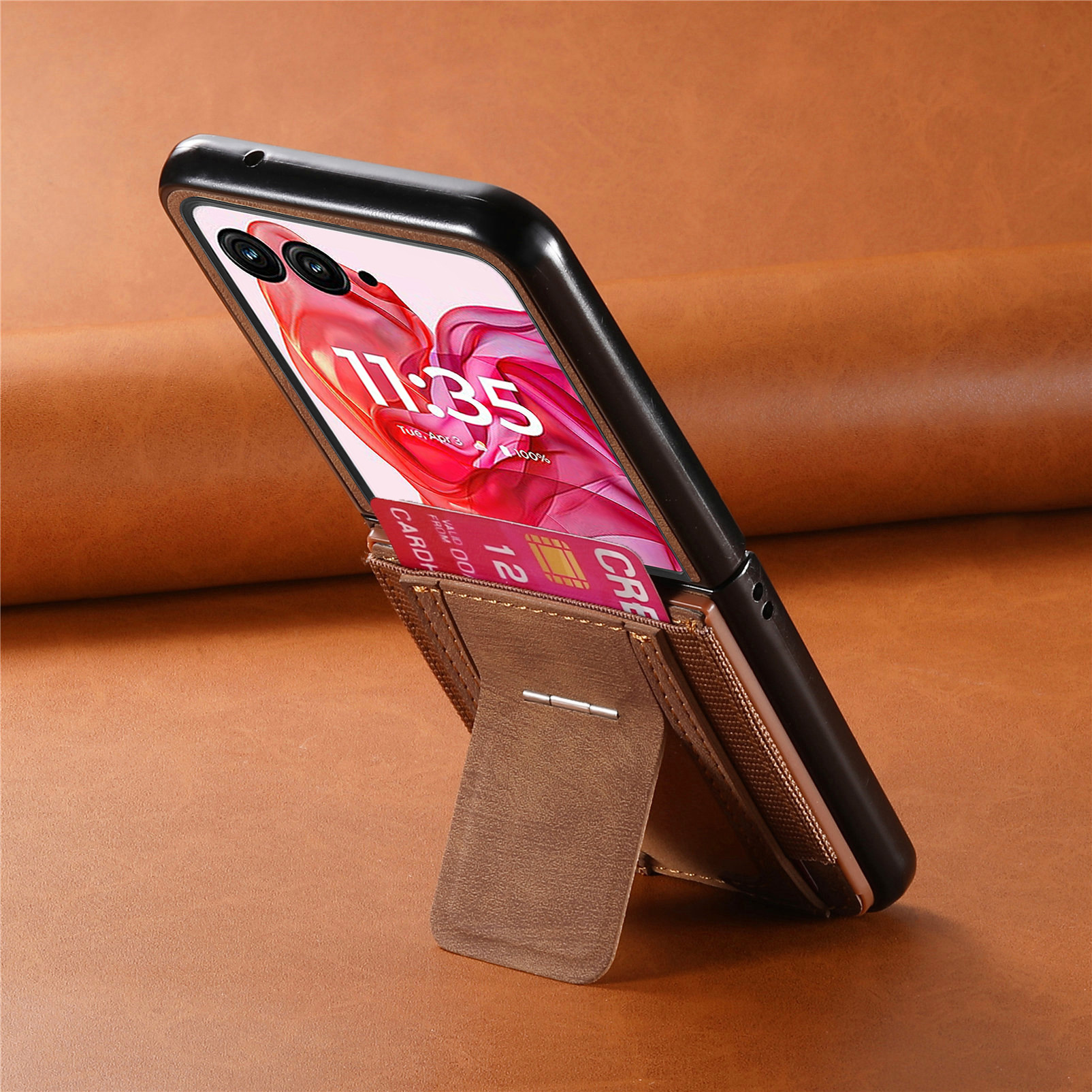 Motorola Razr 70 Ultra phone case 60/50U with SIM card slot and retro leather vegan leather 40 protective case
