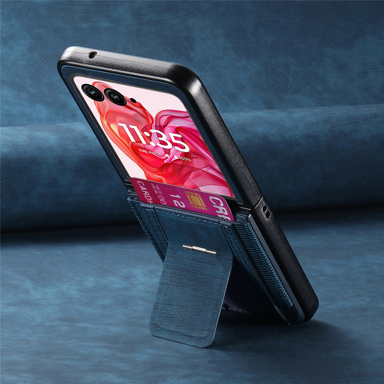 Motorola Razr 70 Ultra phone case 60/50U with SIM card slot and retro leather vegan leather 40 protective case