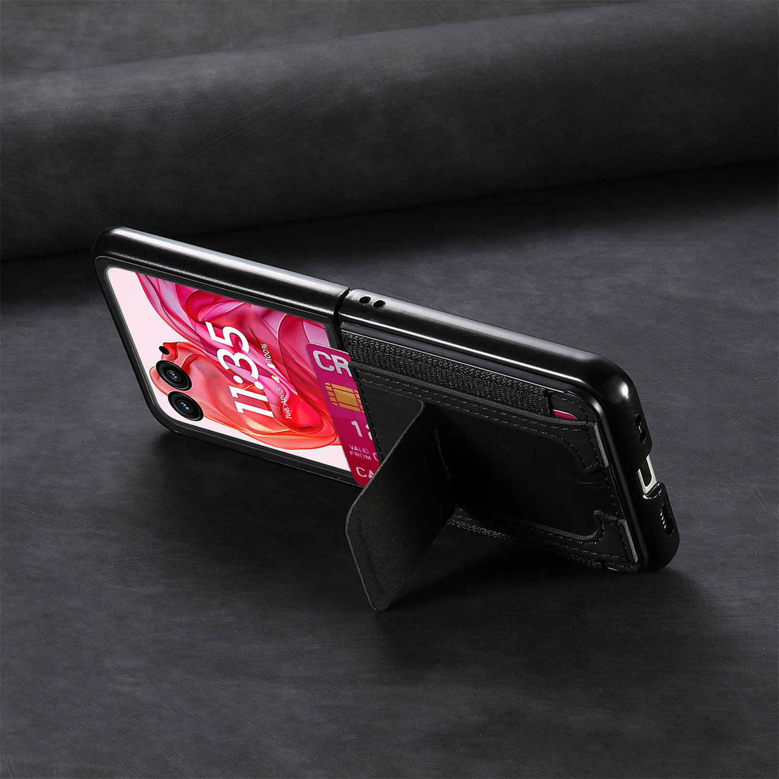 Motorola Razr 70 Ultra phone case 60/50U with SIM card slot and retro leather vegan leather 40 protective case
