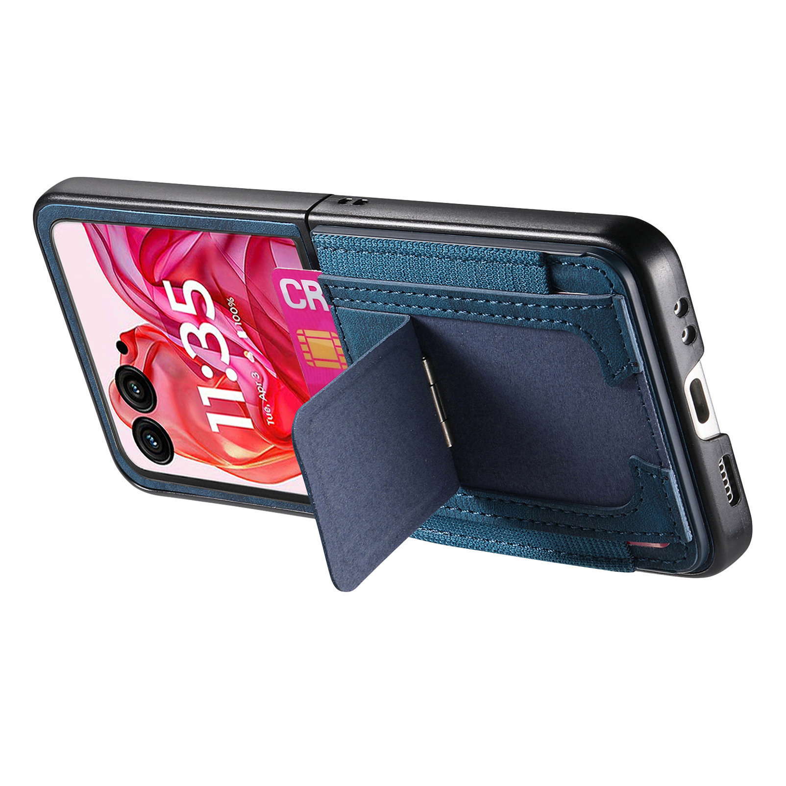 Motorola Razr 70 Ultra phone case 60/50U with SIM card slot and retro leather vegan leather 40 protective case
