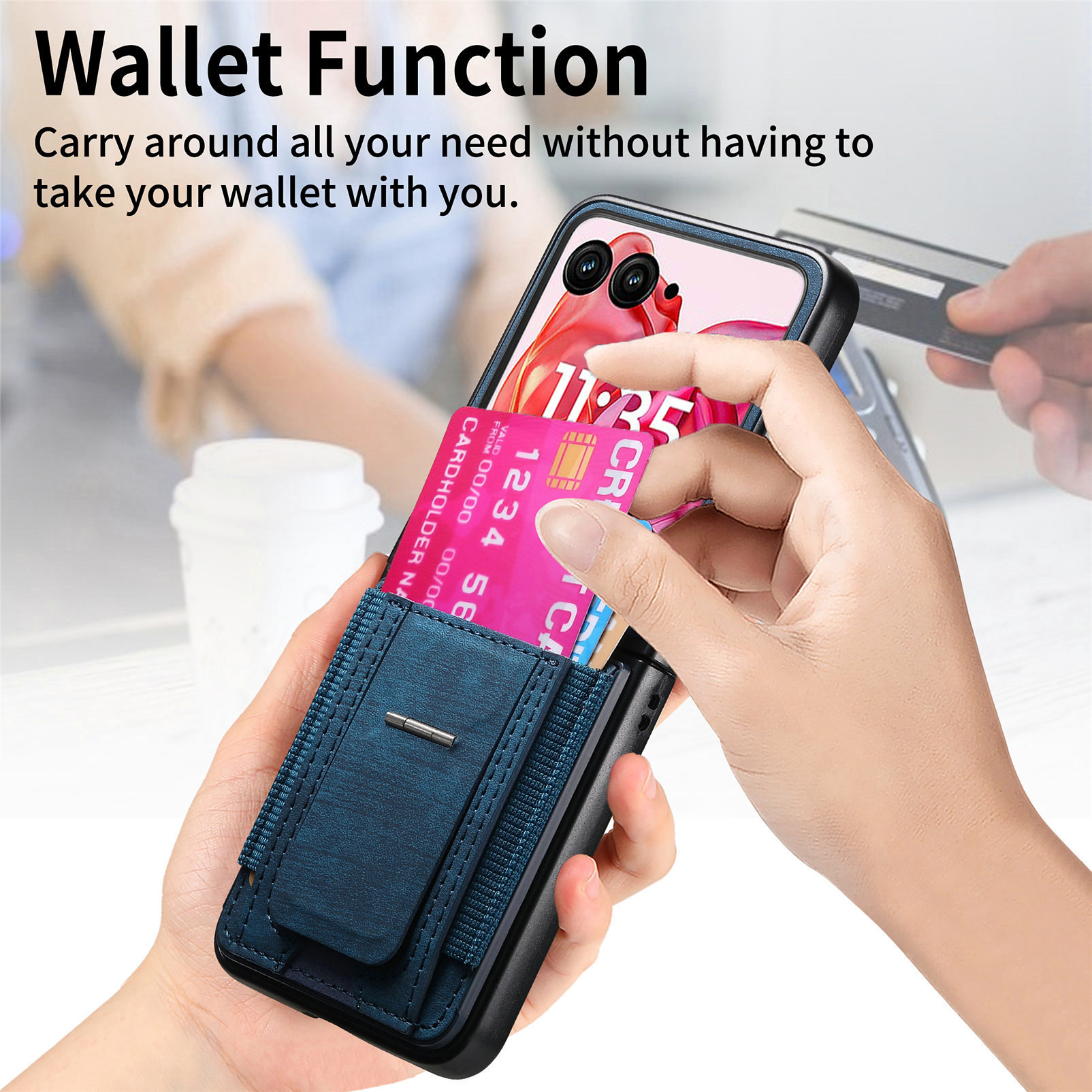 Motorola Razr 70 Ultra phone case 60/50U with SIM card slot and retro leather vegan leather 40 protective case