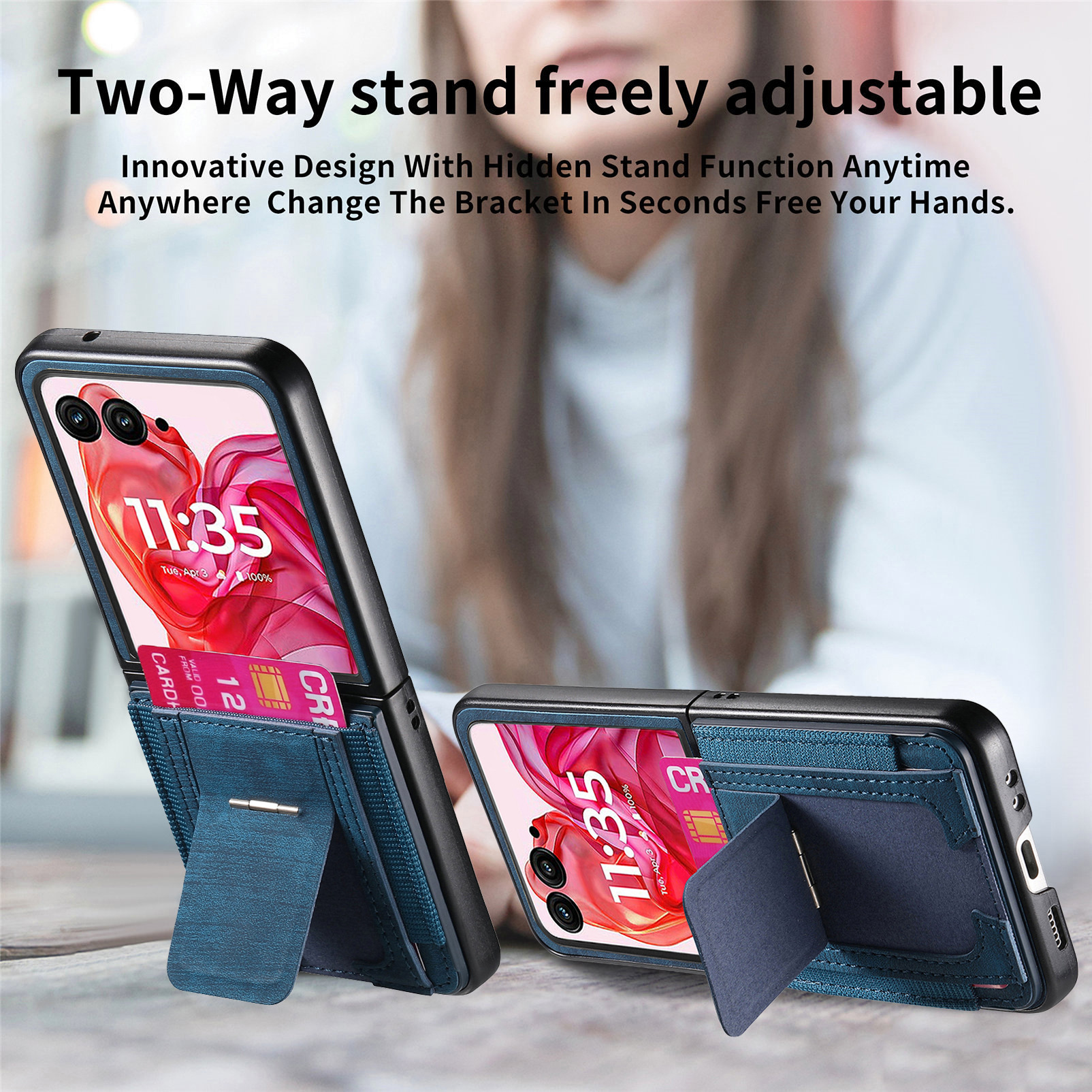 Motorola Razr 70 Ultra phone case 60/50U with SIM card slot and retro leather vegan leather 40 protective case