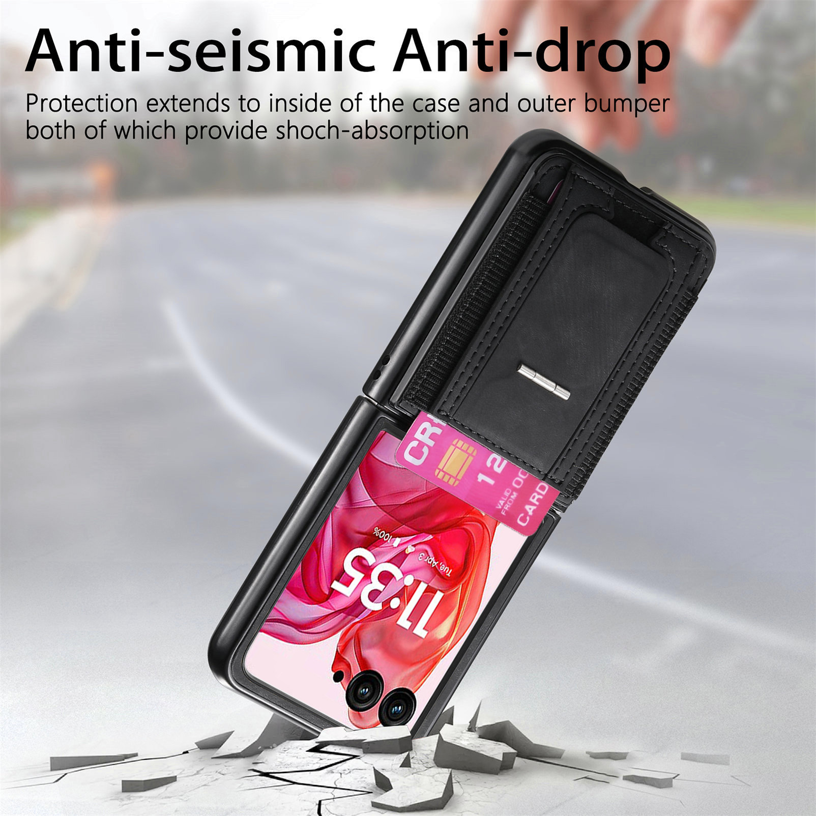 Motorola Razr 70 Ultra phone case 60/50U with SIM card slot and retro leather vegan leather 40 protective case