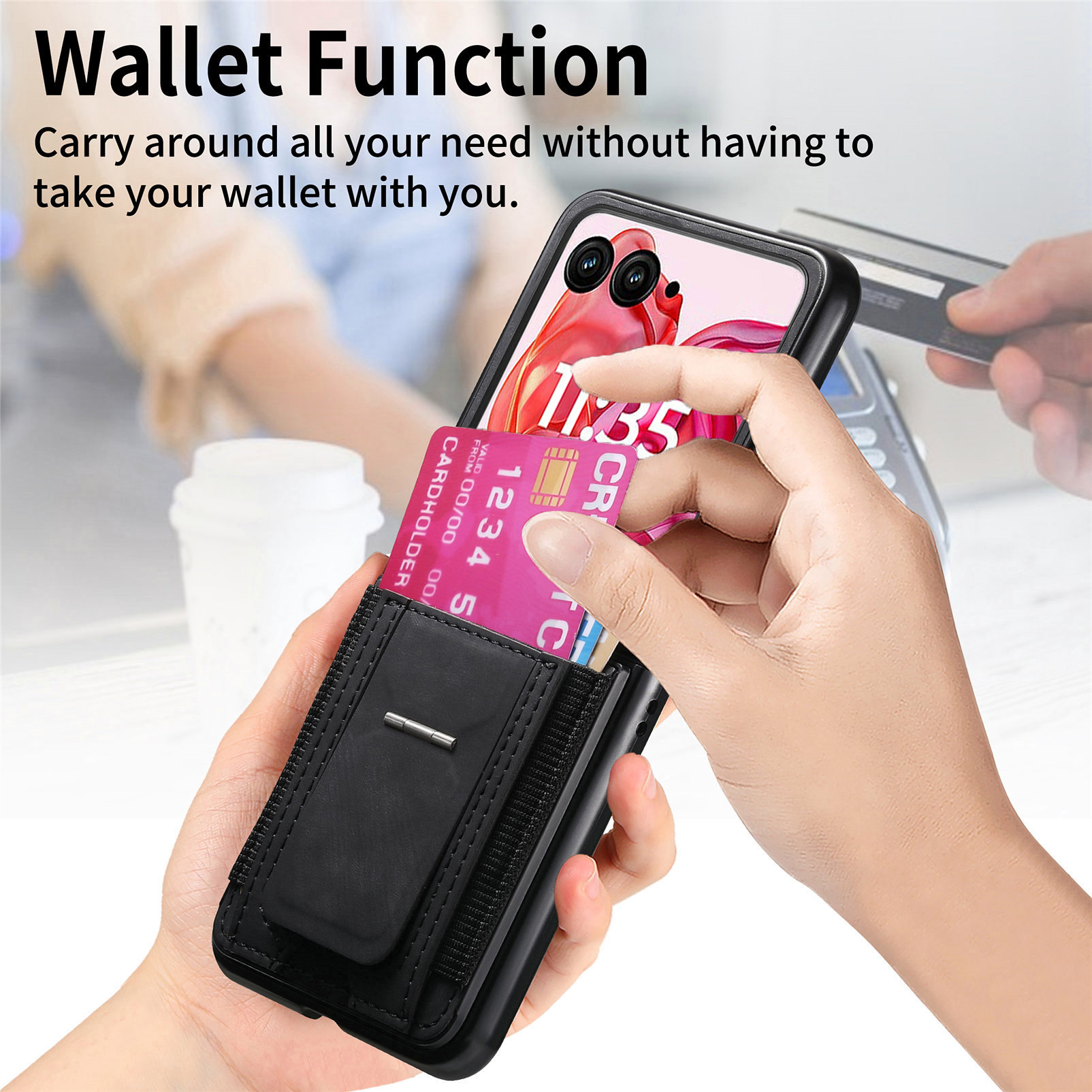 Motorola Razr 70 Ultra phone case 60/50U with SIM card slot and retro leather vegan leather 40 protective case