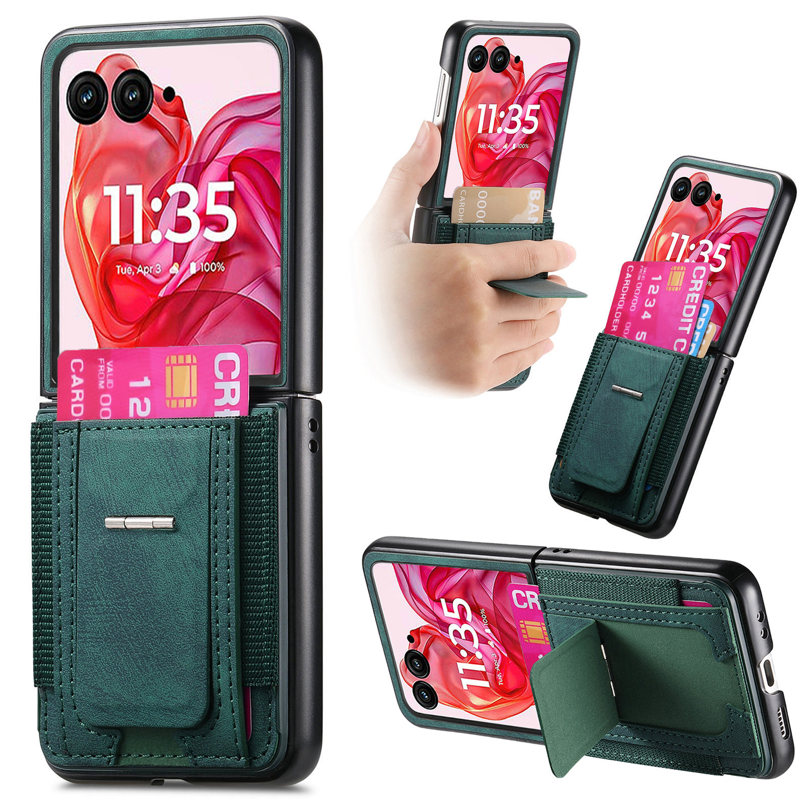 Motorola Razr 70 Ultra phone case 60/50U with SIM card slot and retro leather vegan leather 40 protective case