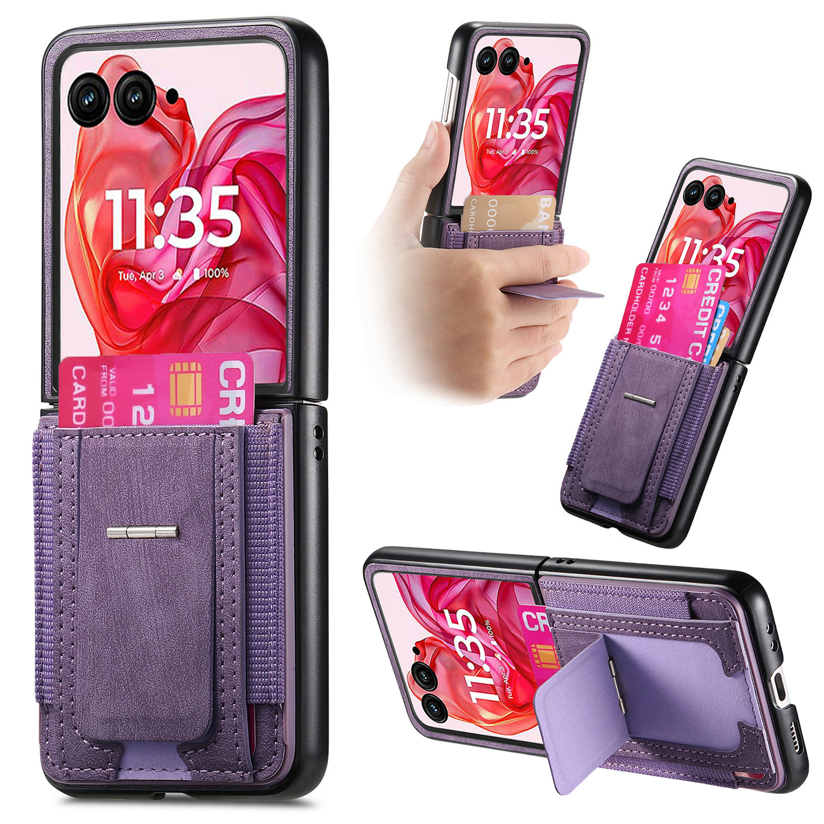 Motorola Razr 70 Ultra phone case 60/50U with SIM card slot and retro leather vegan leather 40 protective case