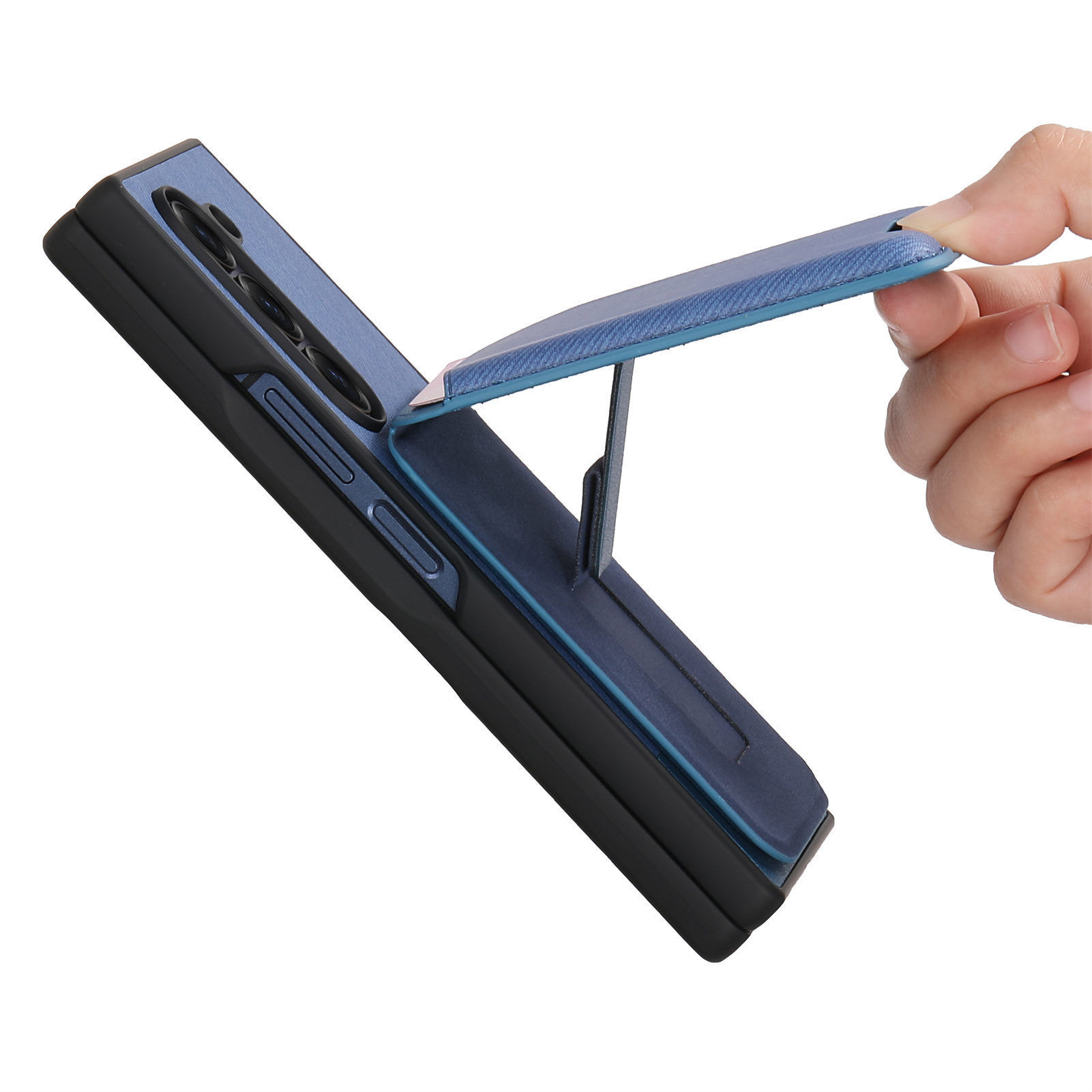 Compatible with Samsung Z Fold8U phone case 7/6/5 magnetic card holder stand 2-in-1 foldable screen 4/3 protective case