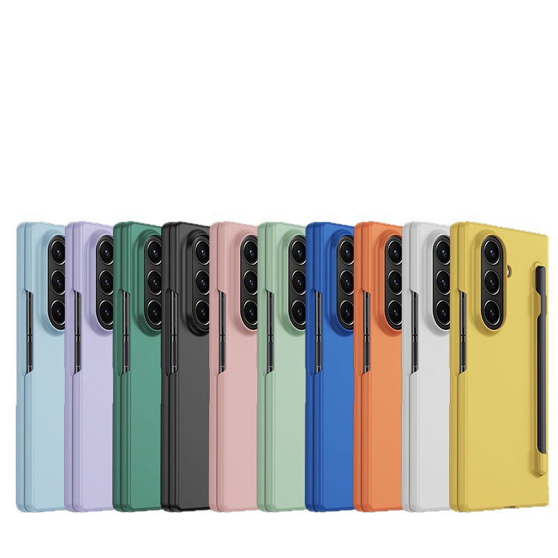 Compatible with Samsung Z Fold8U/7 phone case, 6/5-inch pen slot, pen case and screen protector integrated, 4/3-inch ultra-thin skin-feel protective case.