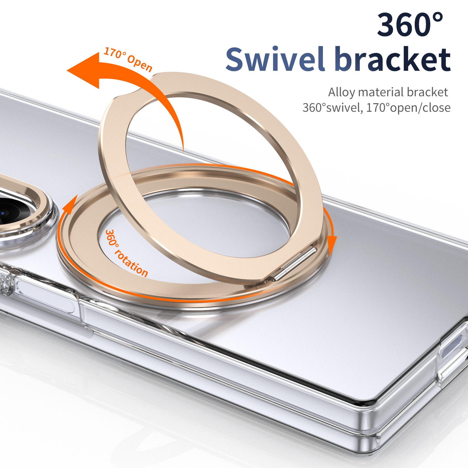 Compatible with Samsung ZFold 8/7 phone case, 6/5 magnetic rotating stand, wireless charging, 4/3 integrated case and screen protector.