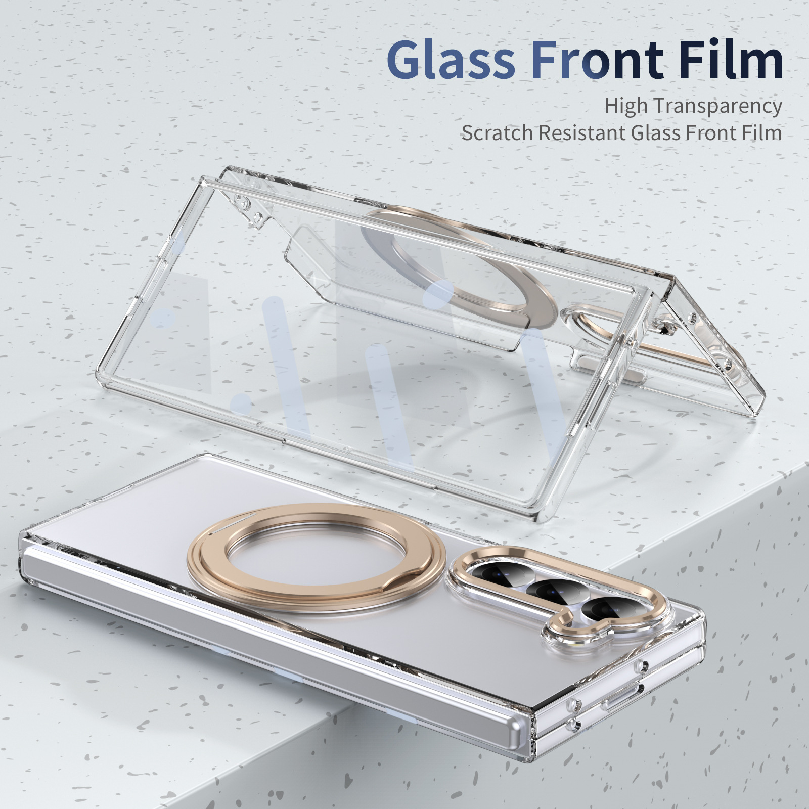 Compatible with Samsung ZFold 8/7 phone case, 6/5 magnetic rotating stand, wireless charging, 4/3 integrated case and screen protector.