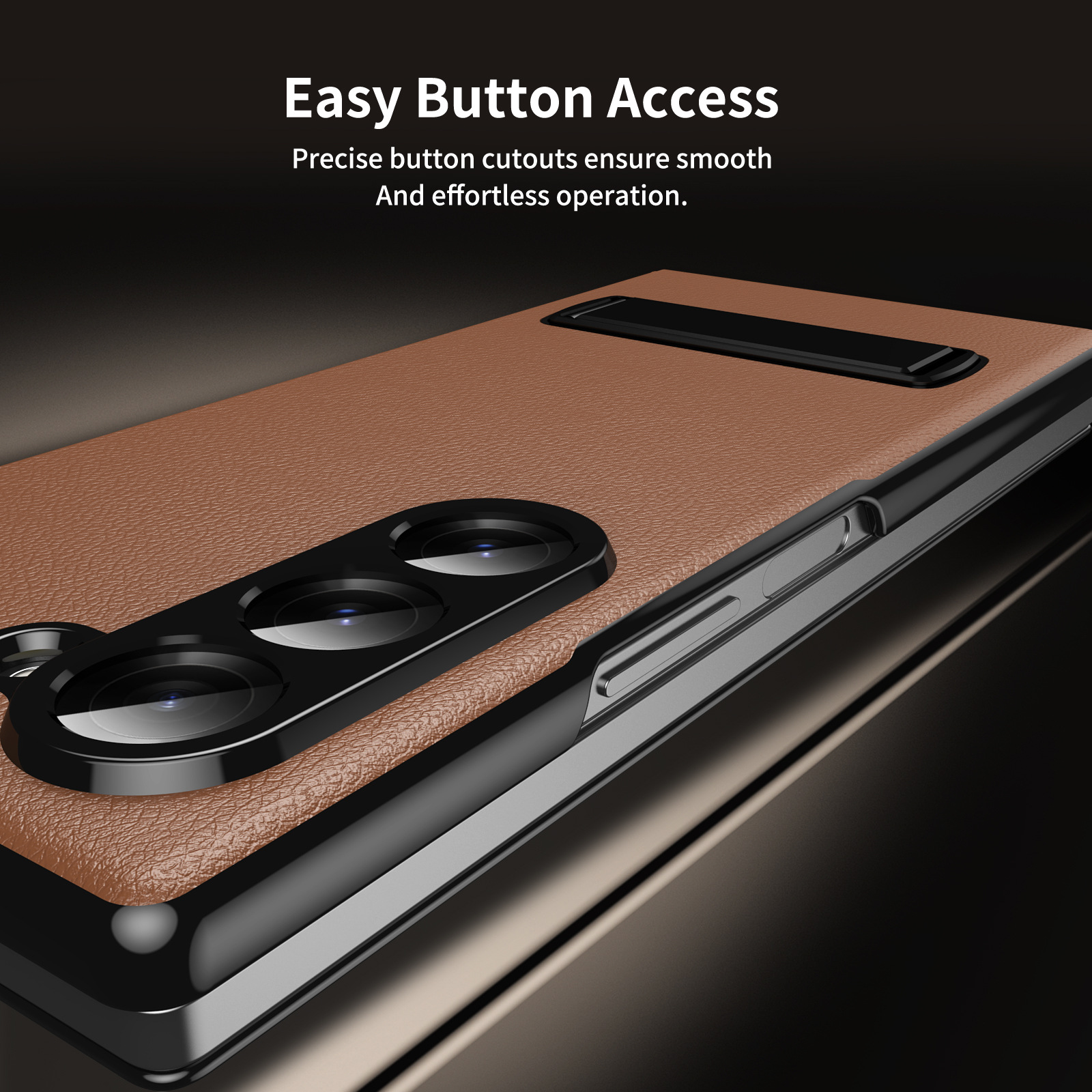 Compatible with Samsung Z Fold8 Ultra phone case 7/6/5 flip leather case stand 4/3 business full-coverage protective case