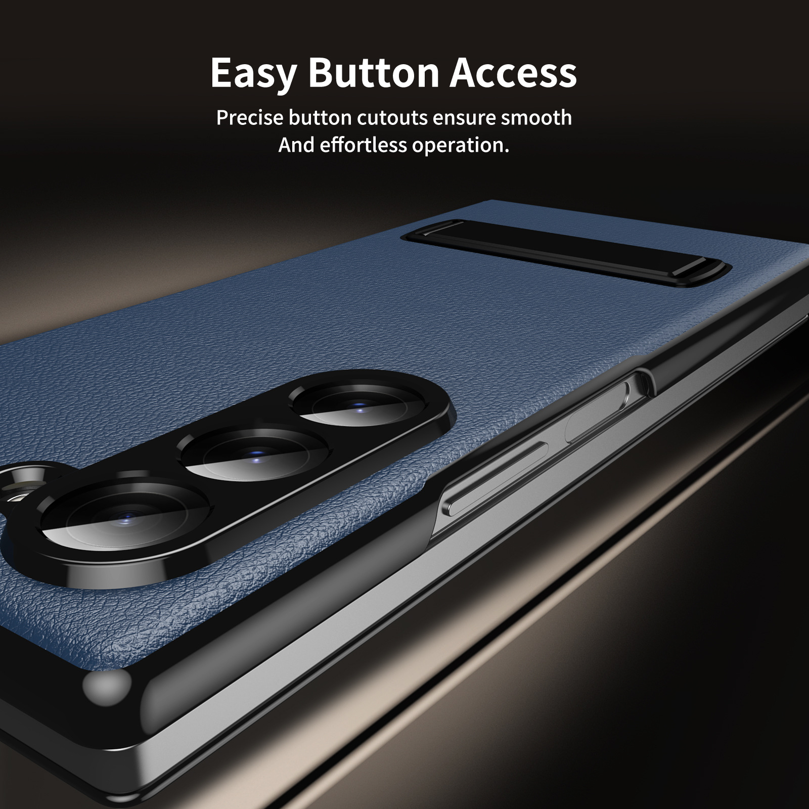 Compatible with Samsung Z Fold8 Ultra phone case 7/6/5 flip leather case stand 4/3 business full-coverage protective case