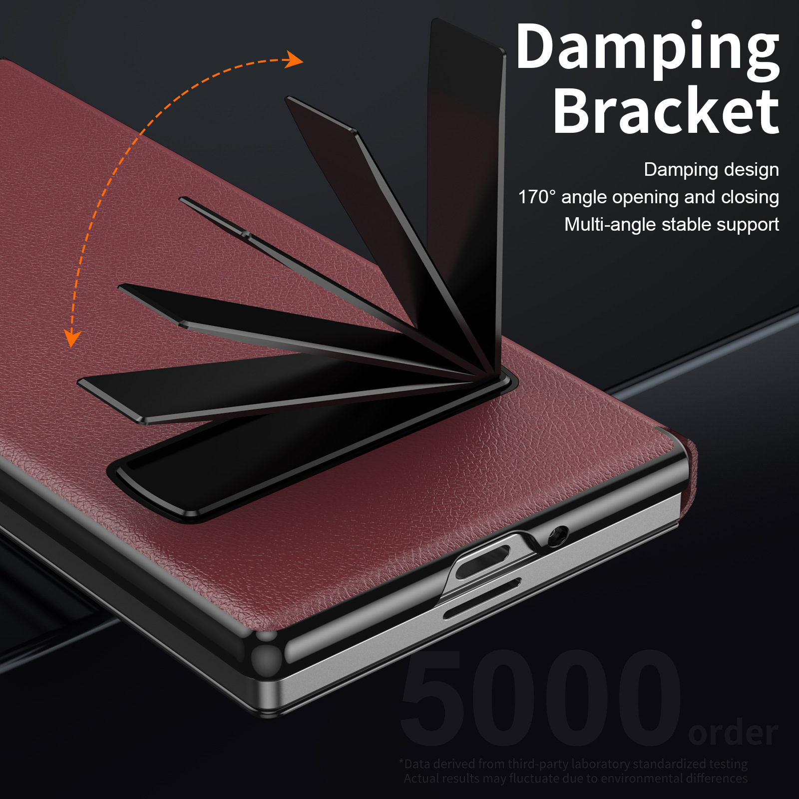 Compatible with Samsung Z Fold8 Ultra phone case 7/6/5 flip leather case stand 4/3 business full-coverage protective case