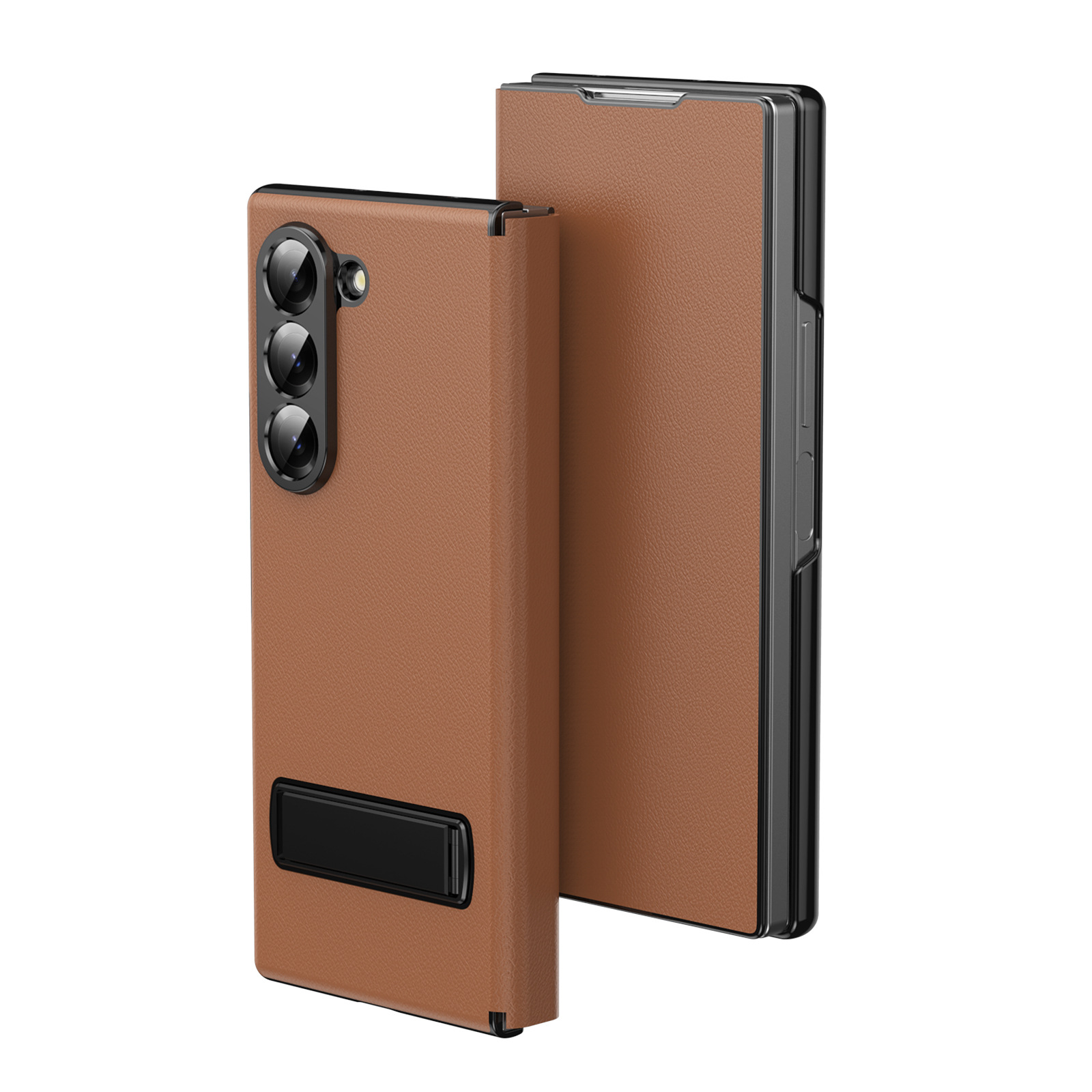 Compatible with Samsung Z Fold8 Ultra phone case 7/6/5 flip leather case stand 4/3 business full-coverage protective case