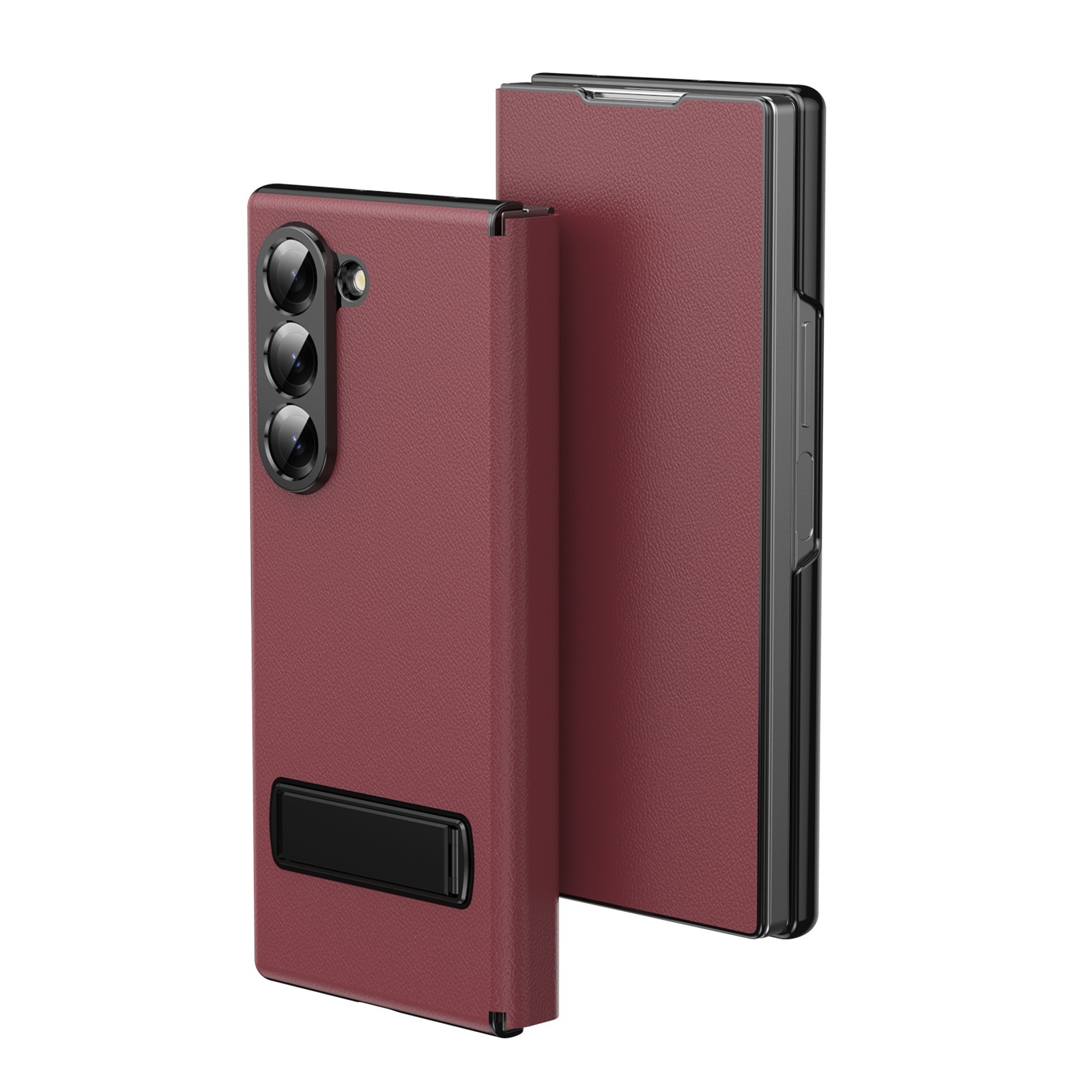 Compatible with Samsung Z Fold8 Ultra phone case 7/6/5 flip leather case stand 4/3 business full-coverage protective case