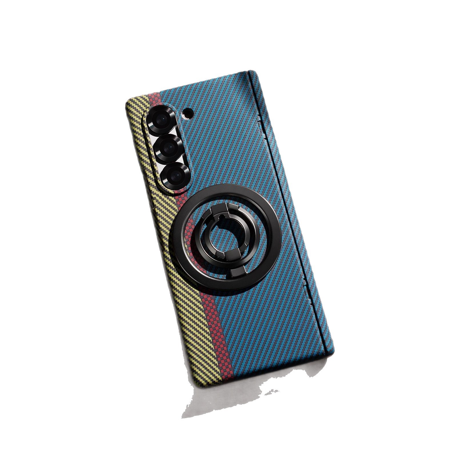 Compatible with Samsung Z Fold 8/7 phone case, 6/5 magnetic rotating stand, 4/3 hinge case, full-coverage protective case.
