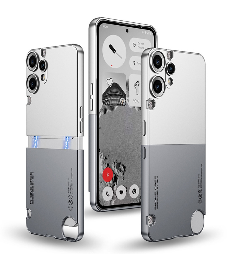 Suitable for Nothing CMF Phone 2 Pro, color-blocked, 2-in-1 ultra-thin protective case with fine perforations.
