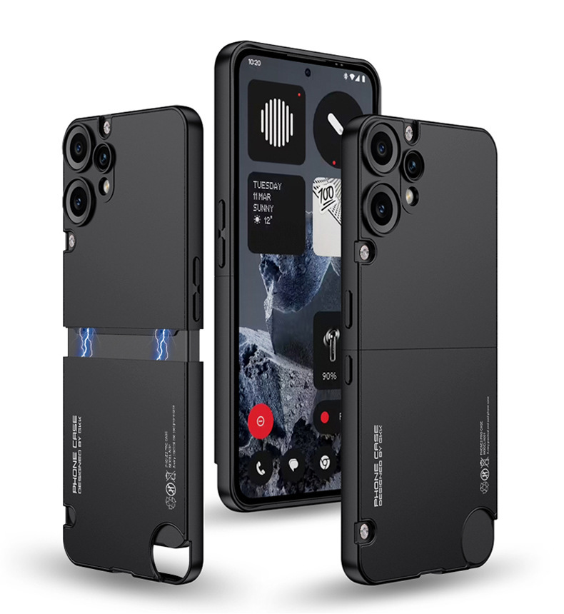 Suitable for Nothing CMF Phone 2 Pro, color-blocked, 2-in-1 ultra-thin protective case with fine perforations.