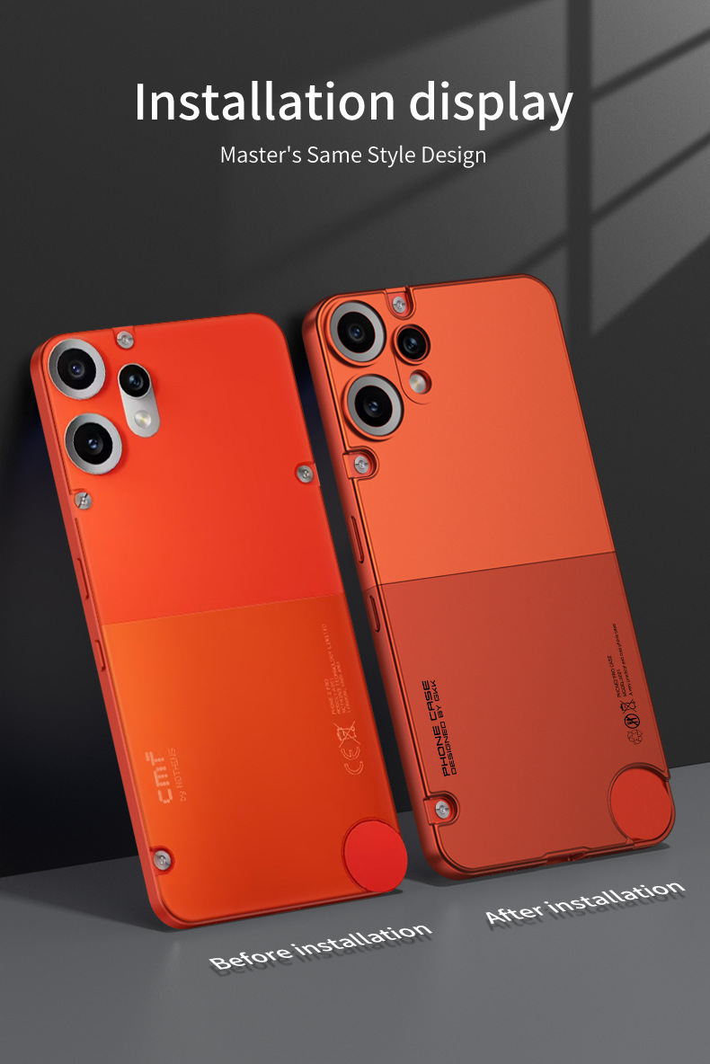 Suitable for Nothing CMF Phone 2 Pro, color-blocked, 2-in-1 ultra-thin protective case with fine perforations.