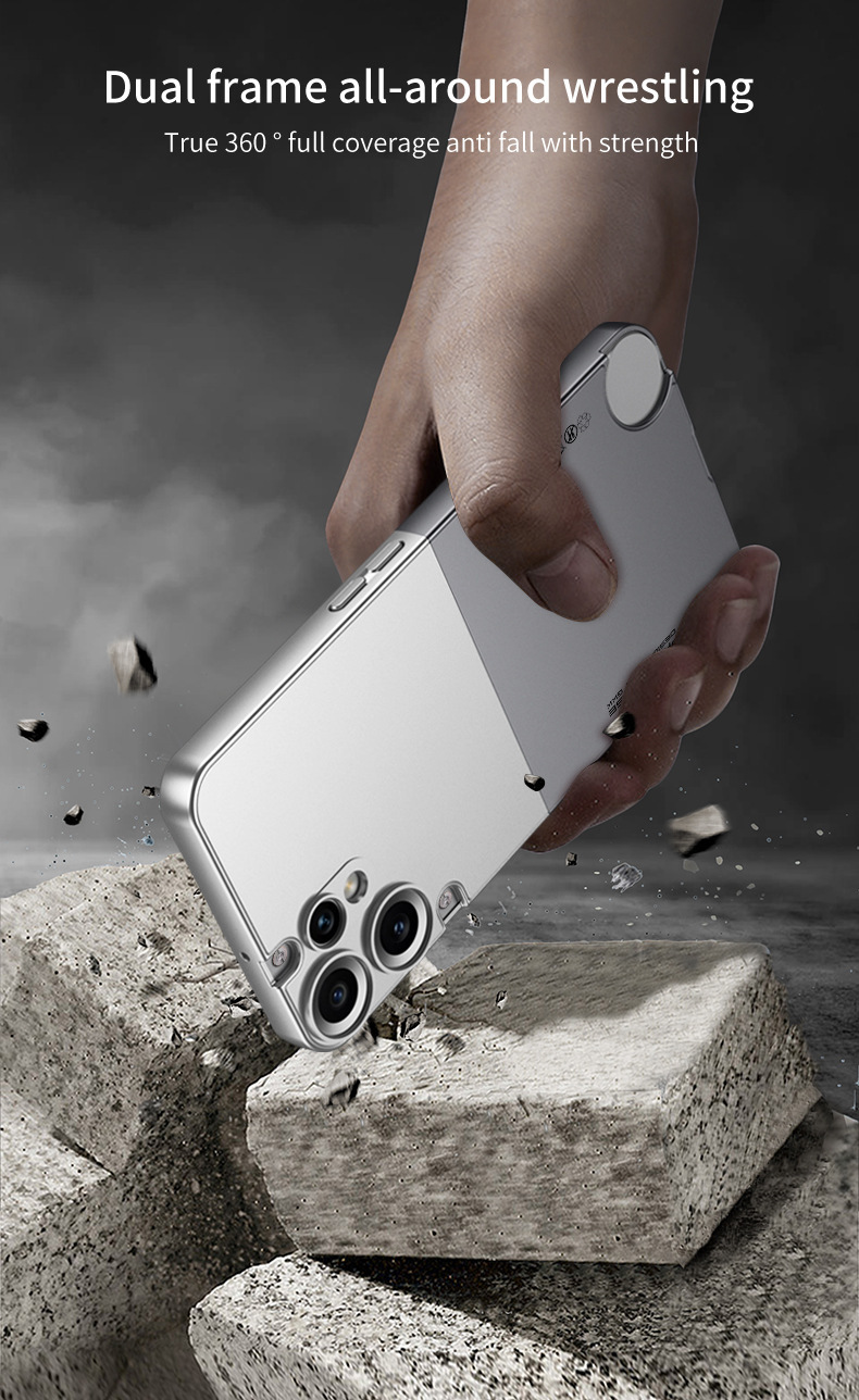 Suitable for Nothing CMF Phone 2 Pro, color-blocked, 2-in-1 ultra-thin protective case with fine perforations.