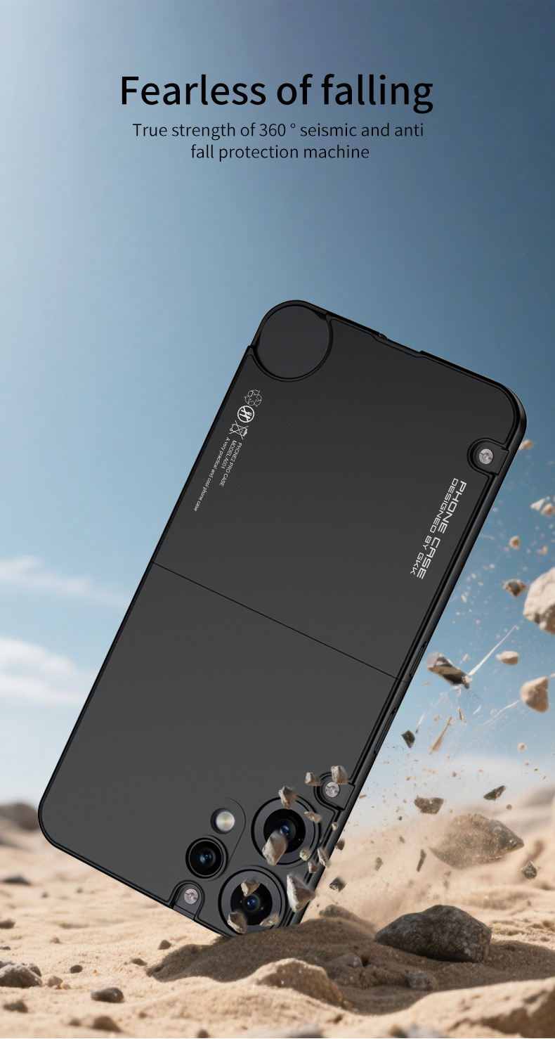Suitable for Nothing CMF Phone 2 Pro, color-blocked, 2-in-1 ultra-thin protective case with fine perforations.