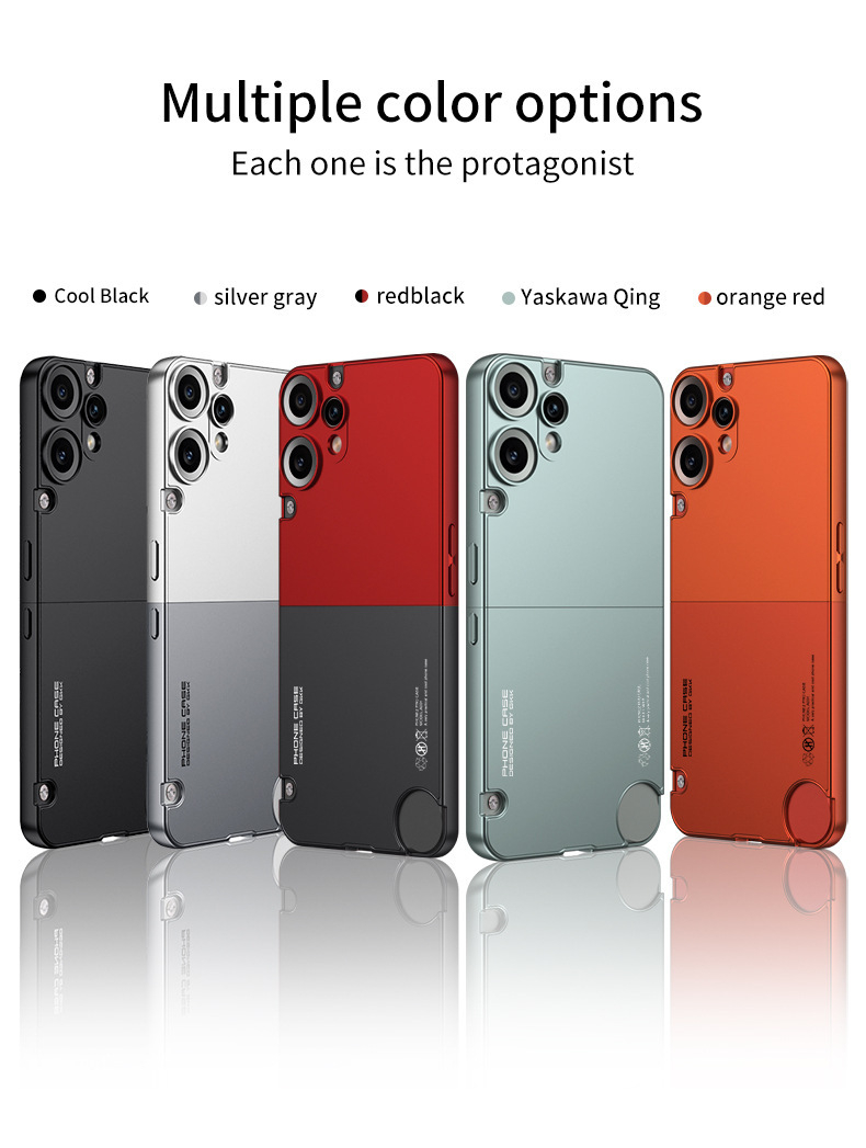 Suitable for Nothing CMF Phone 2 Pro, color-blocked, 2-in-1 ultra-thin protective case with fine perforations.