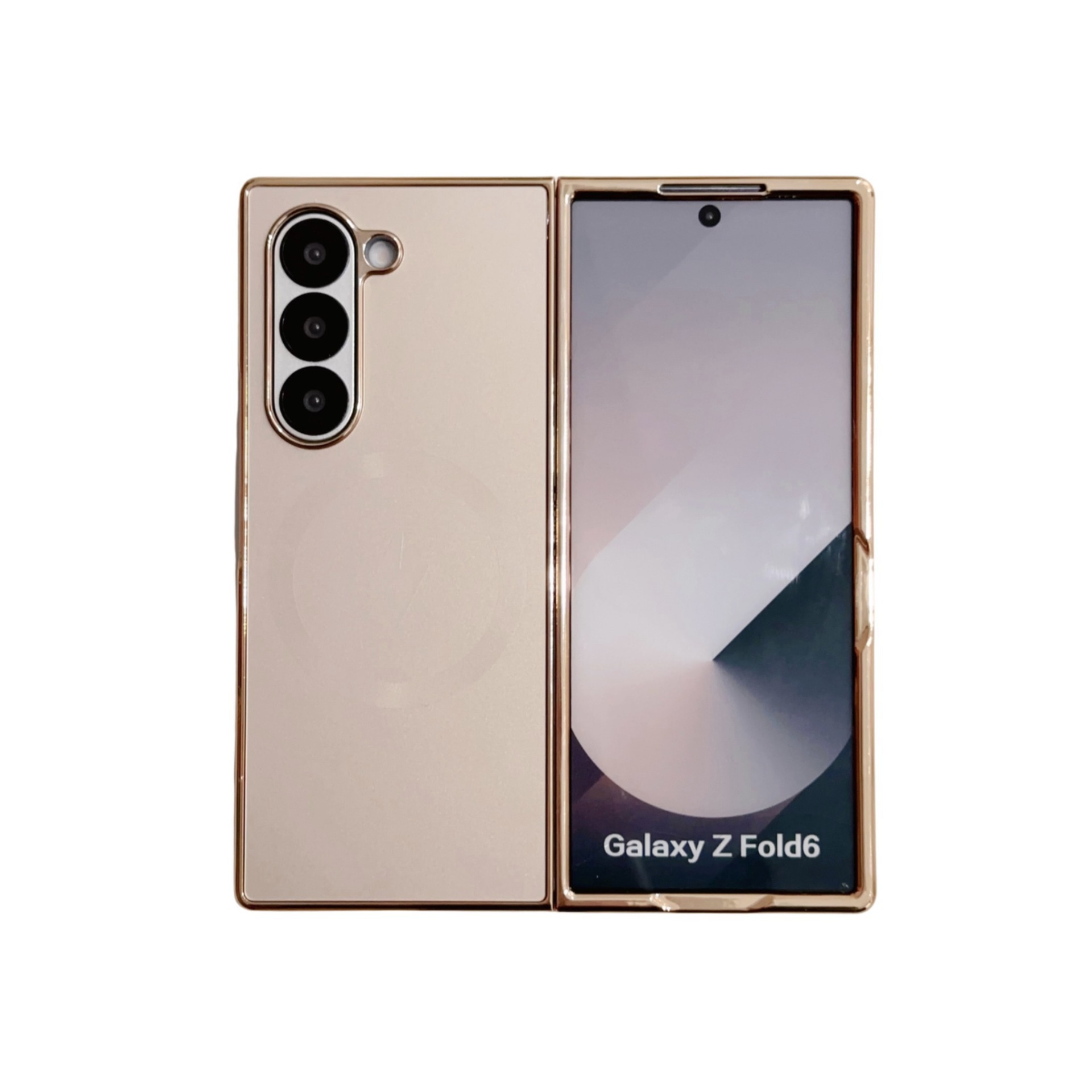 Compatible with Samsung ZFold8/7/6 phone case W25 wireless charging magnetic 5/4/3 electroplated AG ultra-thin X6 protective case