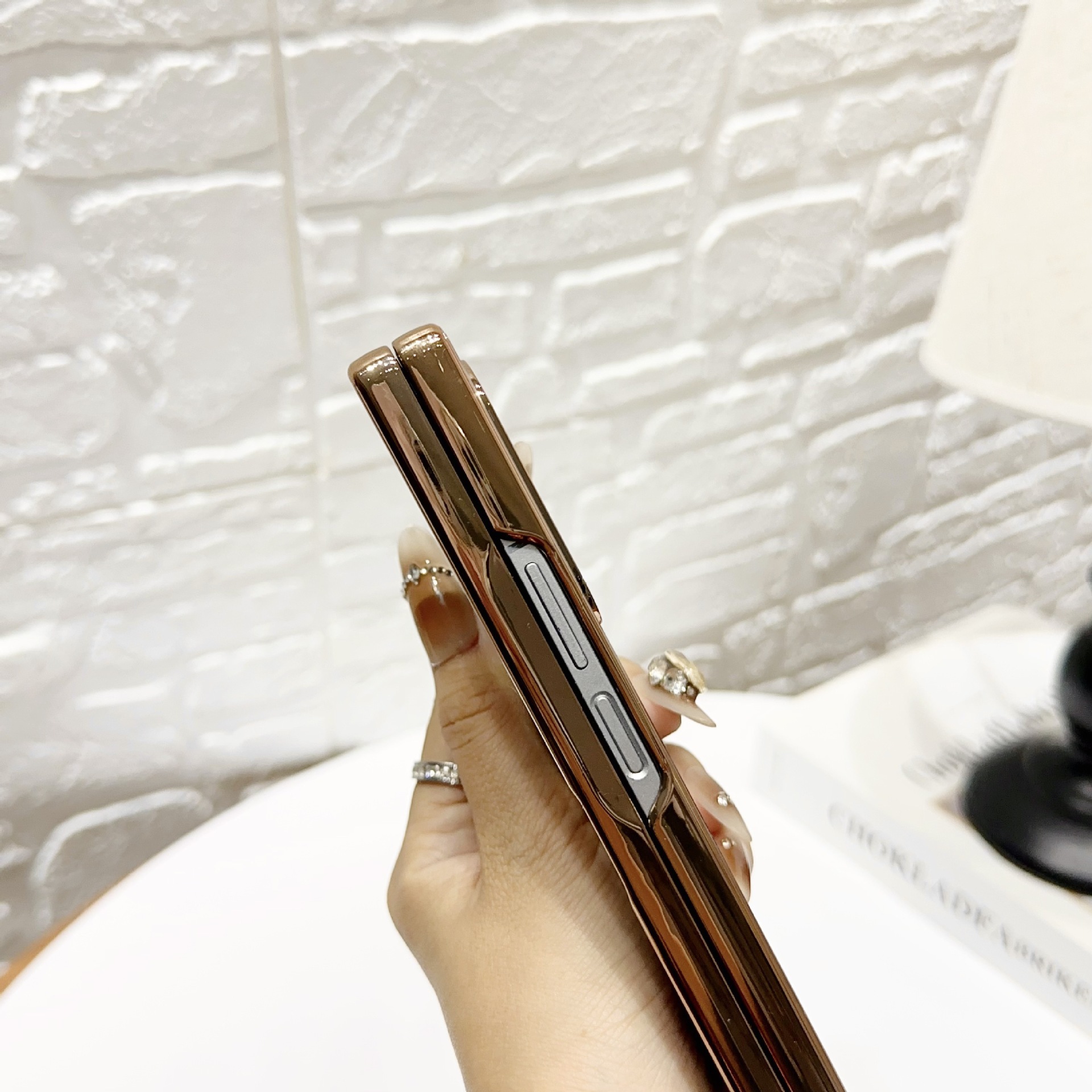 Compatible with Samsung ZFold8/7/6 phone case W25 wireless charging magnetic 5/4/3 electroplated AG ultra-thin X6 protective case