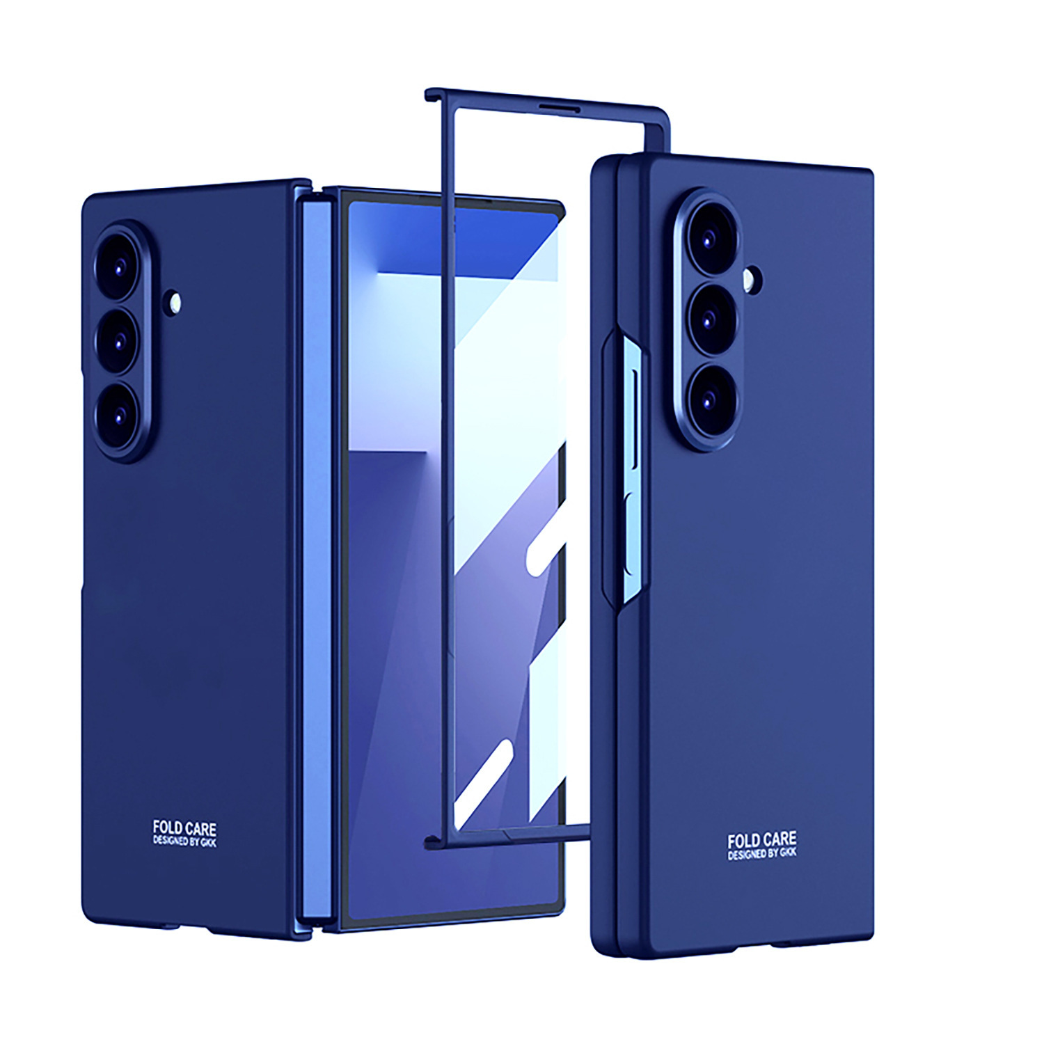 Compatible with Samsung Z Fold8 Ultra phone case 7/6/5 ultra-thin case film solid color folding screen anti-drop protective case