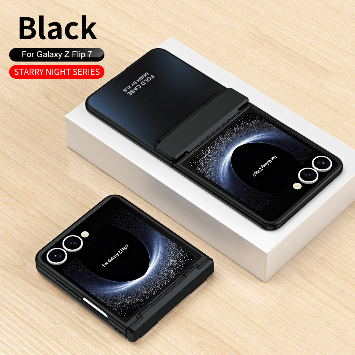 Compatible with Samsung Z Flip8/7 phone case, electroplated shell, integrated hinge, Flip6/5 full-coverage drop-proof protective case