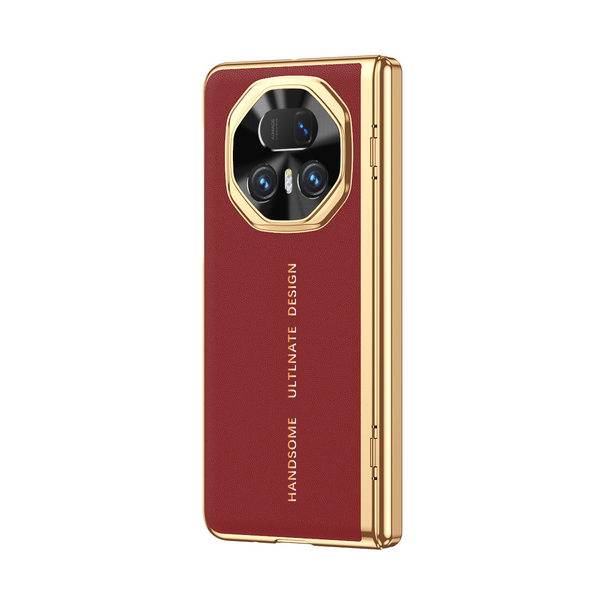 Compatible with Honor Magic V6 phone case, V5 case film, electroplated vegan leather full-coverage drop-proof V3 foldable screen protective case
