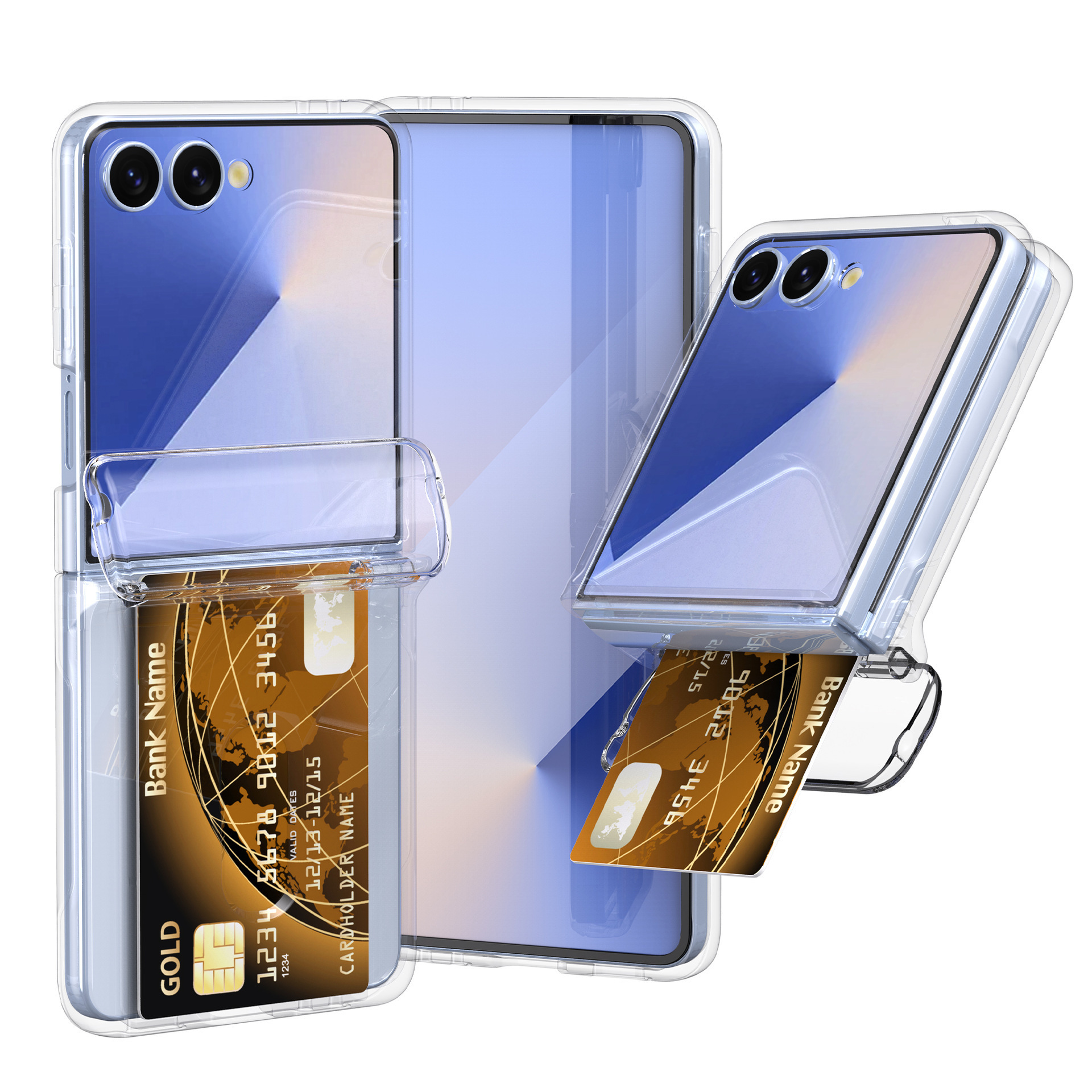 Compatible with Samsung Z Flip 8/7 phone case, SIM card slot, full-coverage spring hinge, Flip 6/5/4 drop-proof protective case.