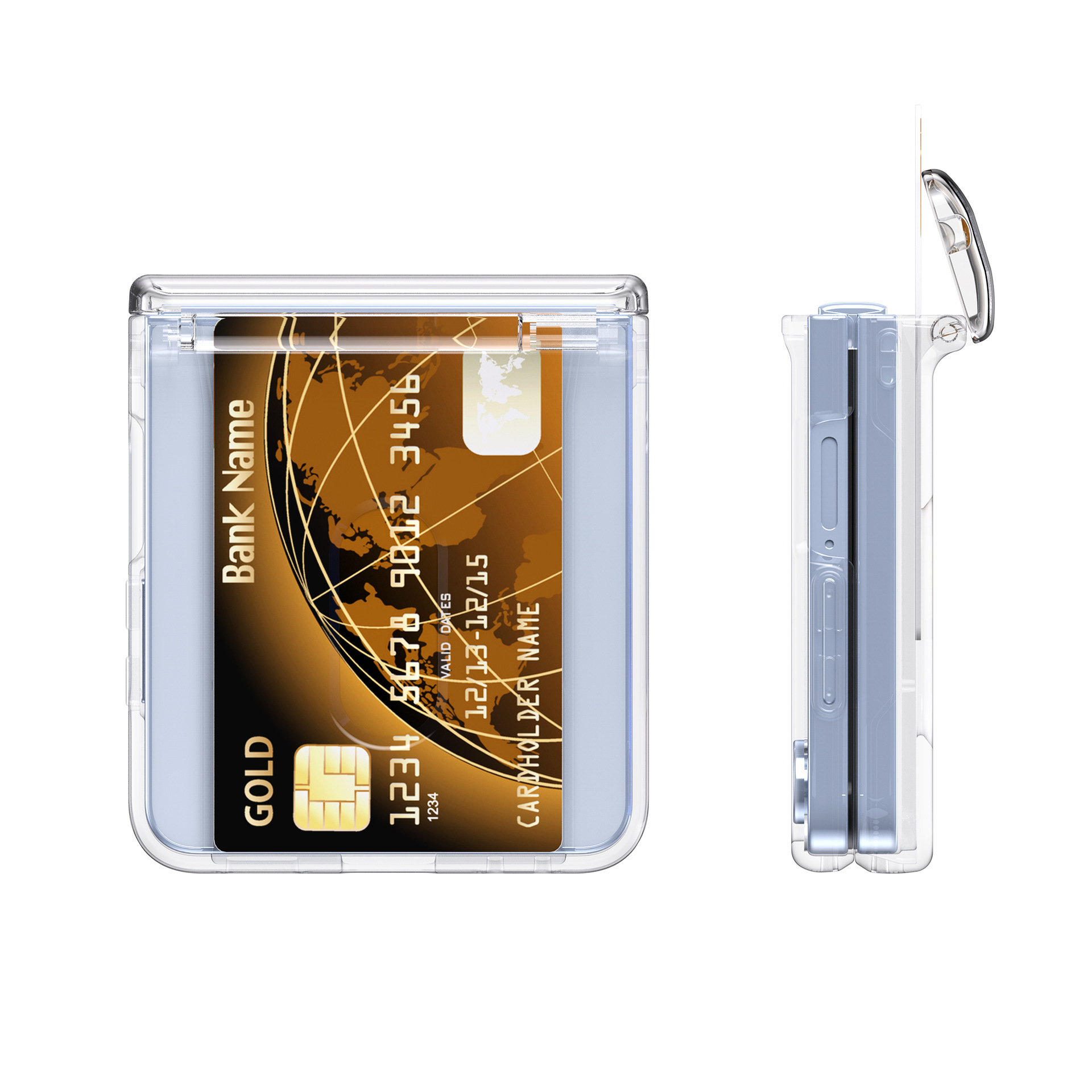 Compatible with Samsung Z Flip 8/7 phone case, SIM card slot, full-coverage spring hinge, Flip 6/5/4 drop-proof protective case.