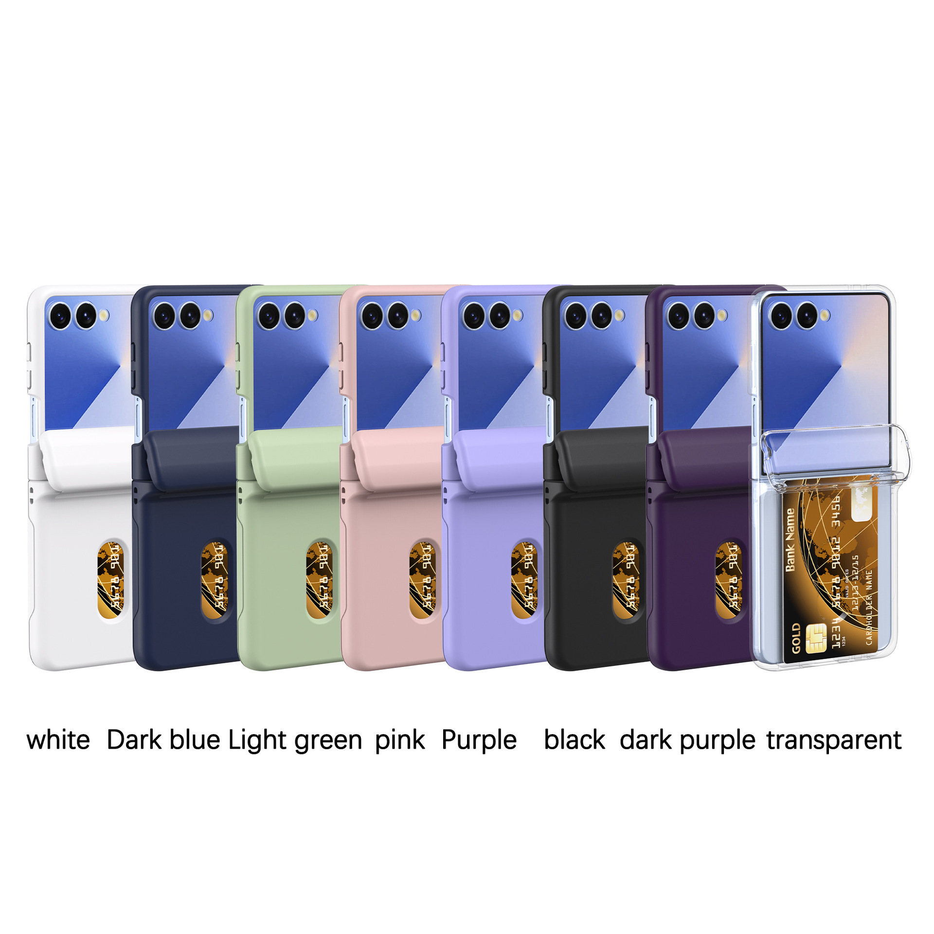 Compatible with Samsung Z Flip 8/7 phone case, SIM card slot, full-coverage spring hinge, Flip 6/5/4 drop-proof protective case.