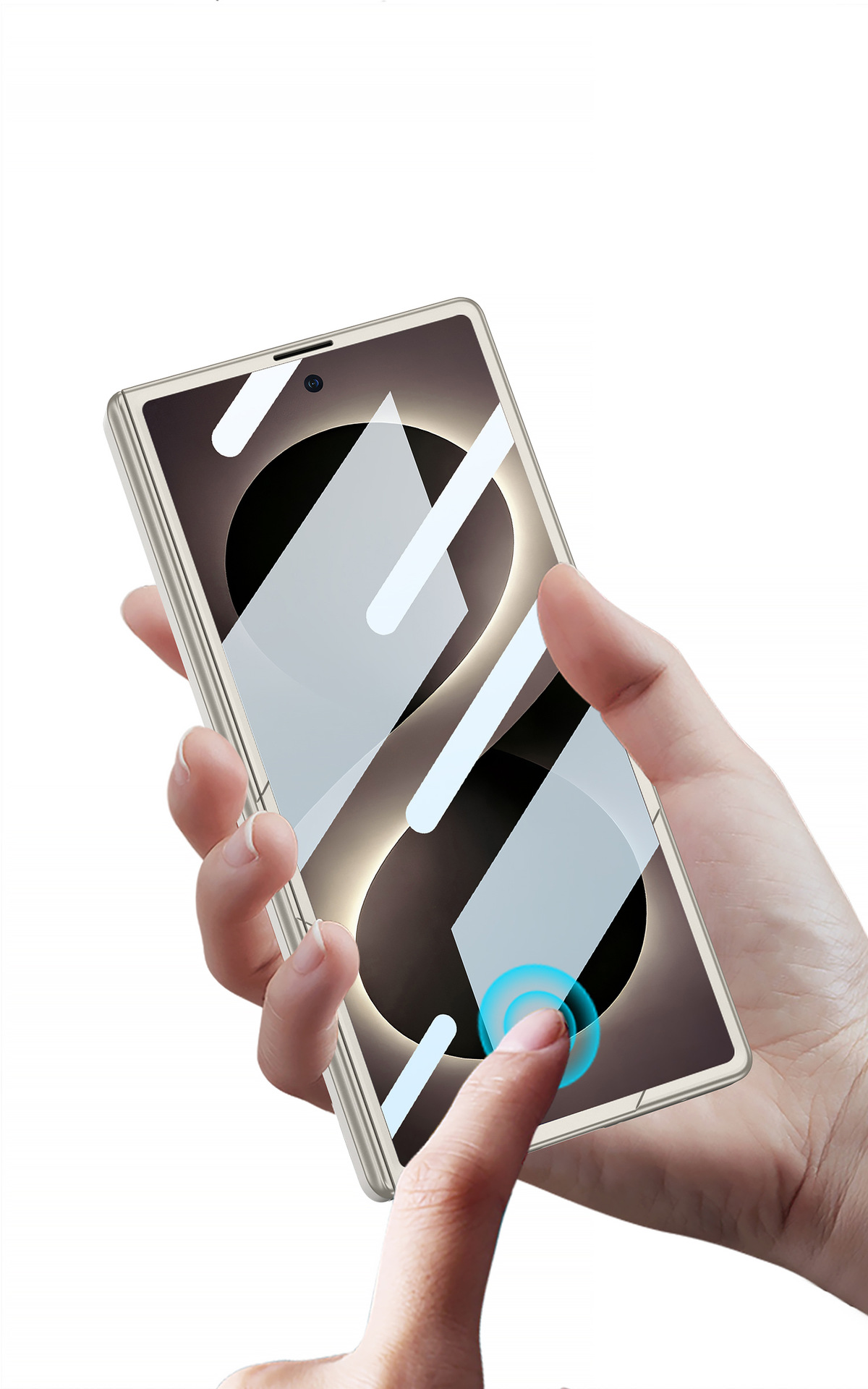 Compatible with Samsung Z Fold8U/7 phone case, featuring built-in magnetic charging and magnetic hinge, full-coverage drop-proof protective case.