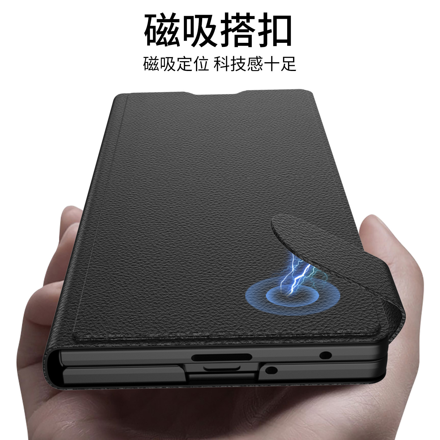 Compatible with Samsung Z Fold8U/7 phone case, wallet, card slot, flip cover, leather case, stand, screen protector, full-coverage protective case