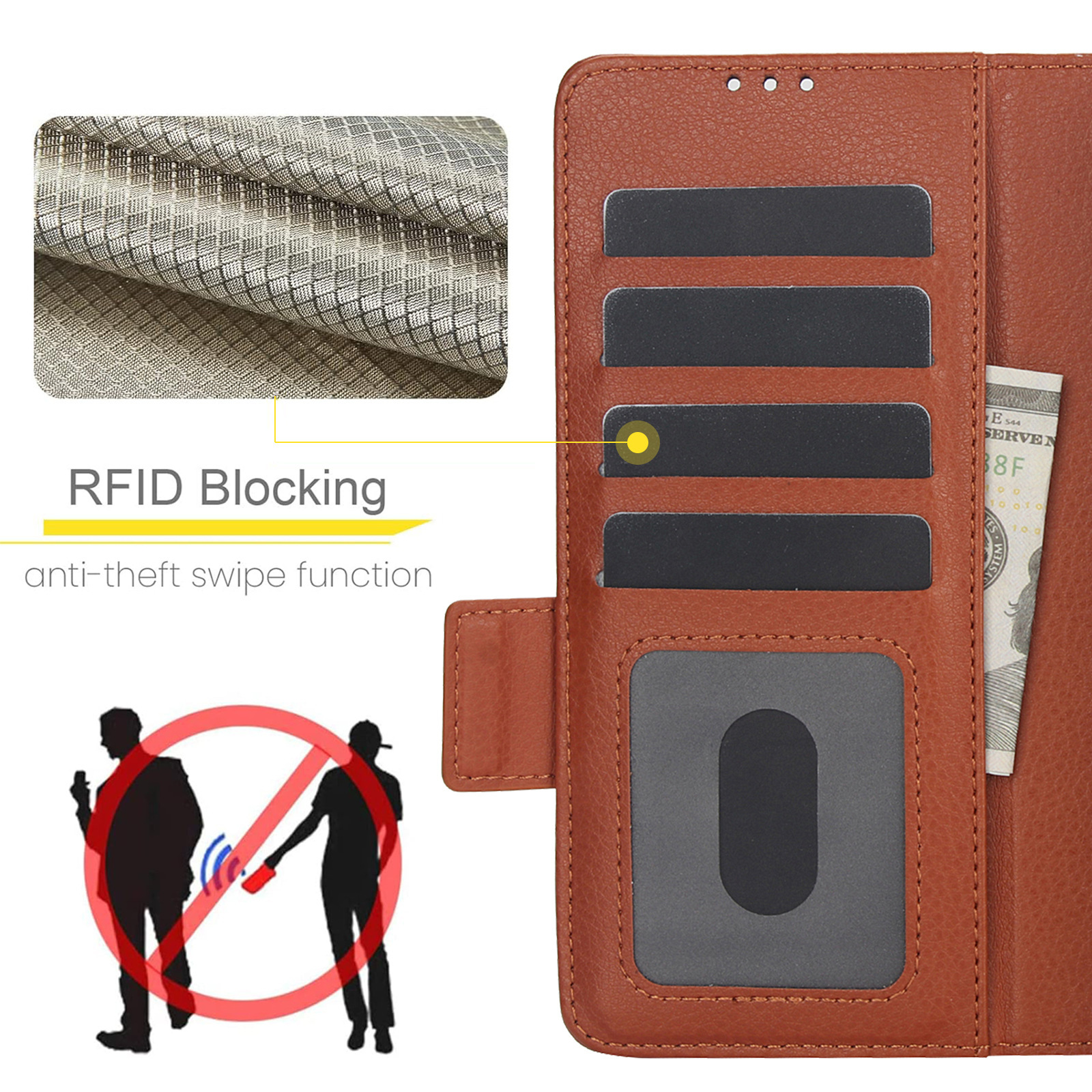 Compatible with Samsung Z Fold7/6/5 phone case, 4/3 SIM card slot, pen slot, multi-functional flip cover, folding stand, protective case