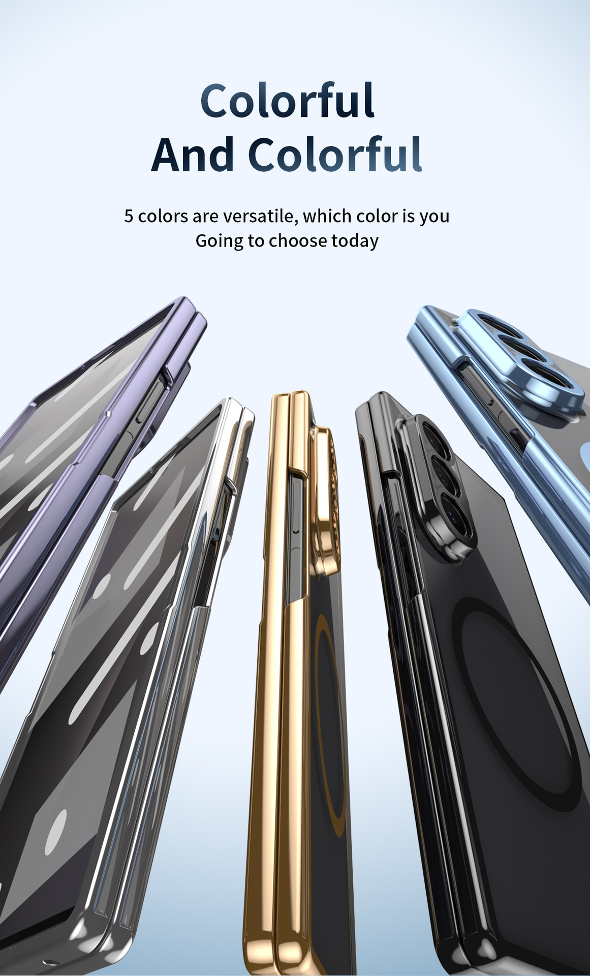 Compatible with Samsung Z Fold8 Ultra phone case 7/6/5 electroplated case film, wireless charging, magnetic closure, 4/3 high transparency, drop protection