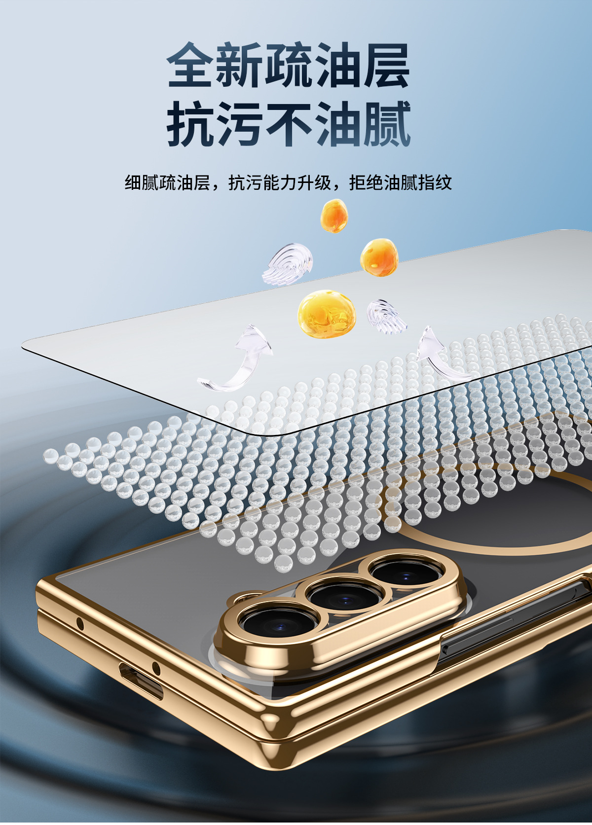 Compatible with Samsung Z Fold8 Ultra phone case 7/6/5 electroplated case film, wireless charging, magnetic closure, 4/3 high transparency, drop protection