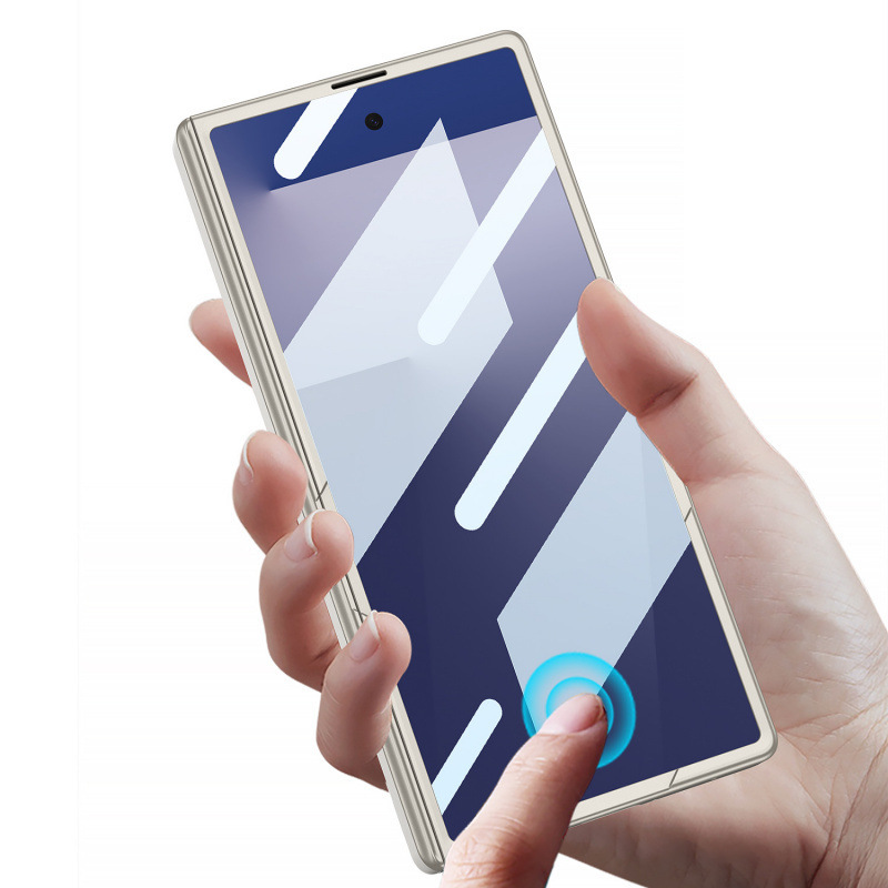 Compatible Samsung Z Fold7 phone case with magnetic hinge, pen slot, pen cover, full-coverage drop protection.